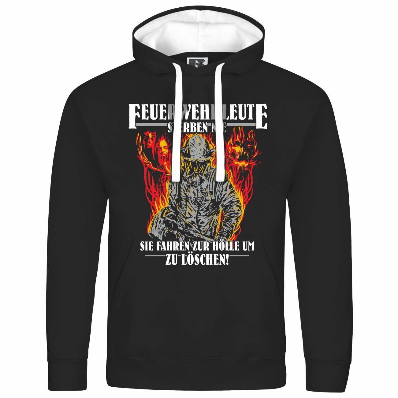 deinshirt Kapuzenpullover Herren Kapuzenpullover Feuerwehrleute sterben günstig online kaufen