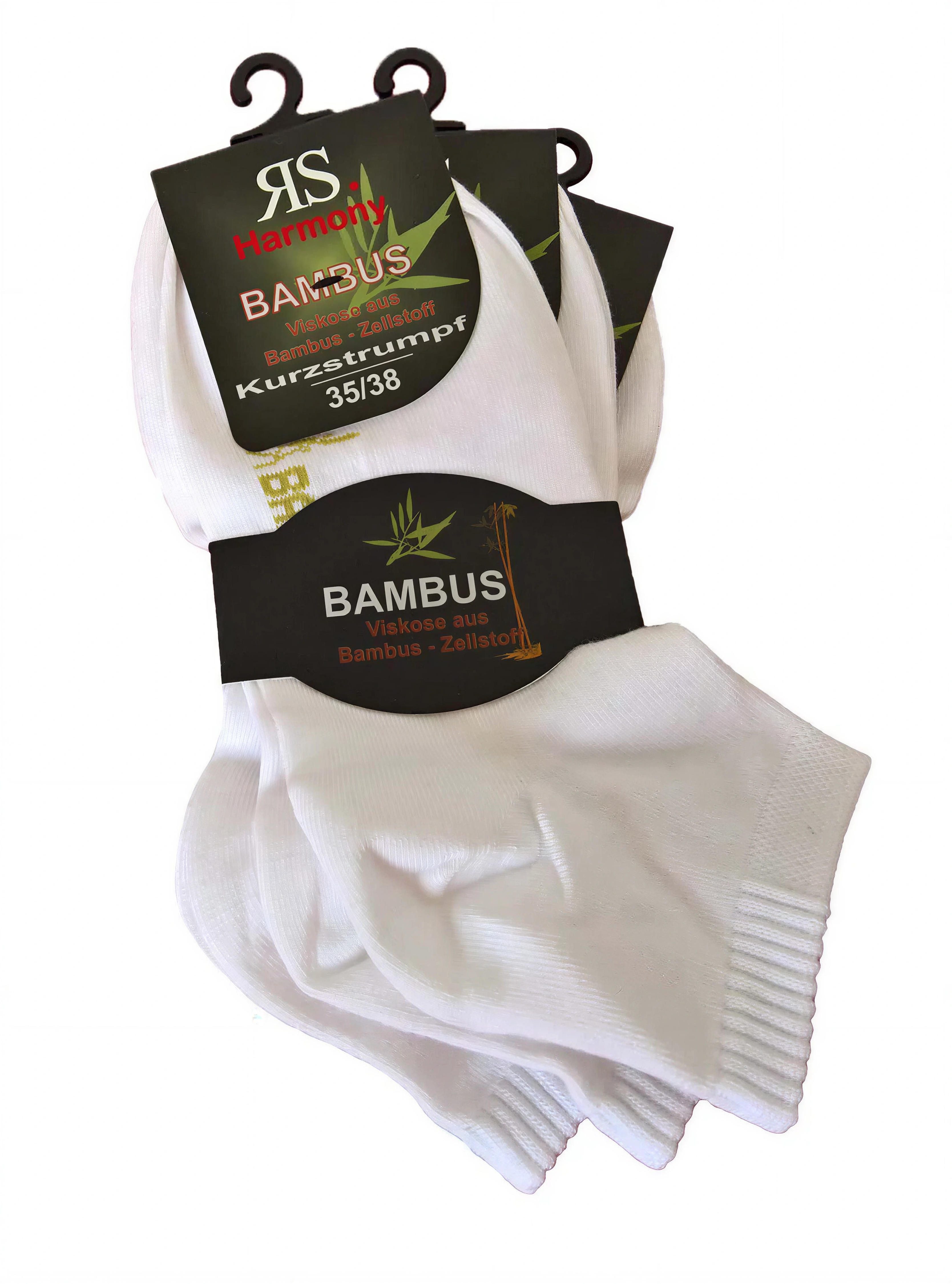 Riese Strümpfe Basicsocken Kurzschaftsocke BAMBUS (Spar-Pack, 3-Paar, 3 Paare) aus Bambus Viskose