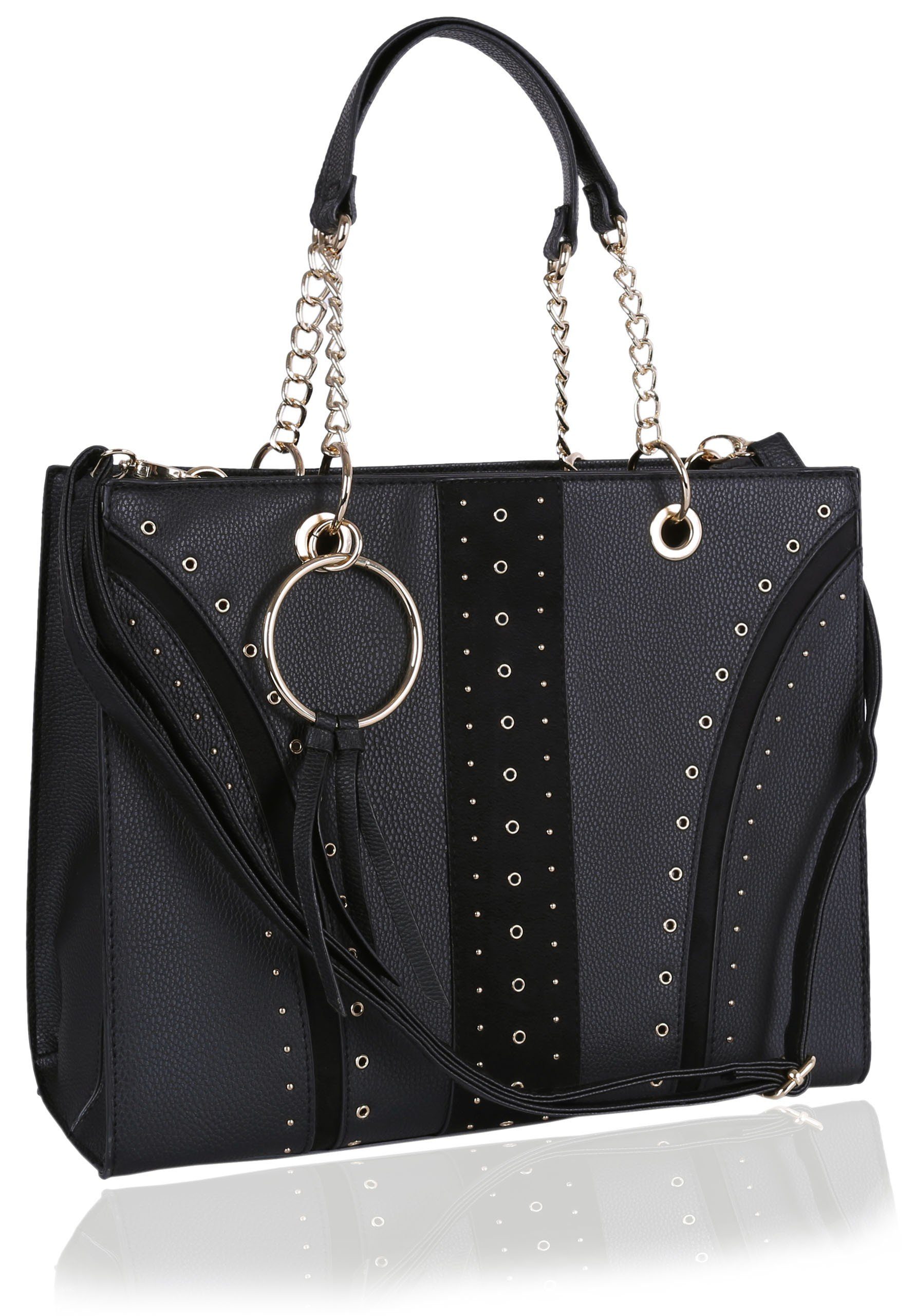 Sarcia.eu Handtasche Große schwarze Tasche günstig online kaufen