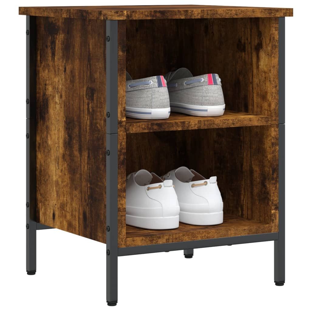 vidaXL Schuhregal Schuhregal Räuchereiche 38x35x50 cm günstig online kaufen