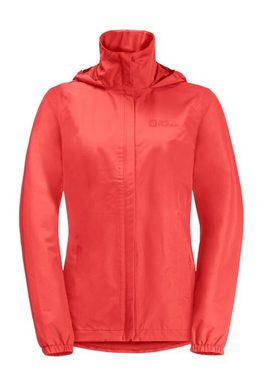 Jack Wolfskin Funktionsjacke STORMY POINT 2L JKT W mit verstaubarer Kapuze