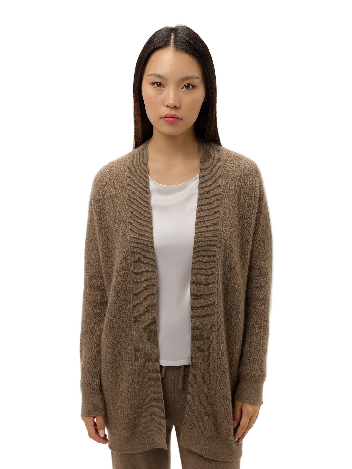 GOBI Cashmere Cardigan Ajour-Strick Kaschmir-Cardigan günstig online kaufen