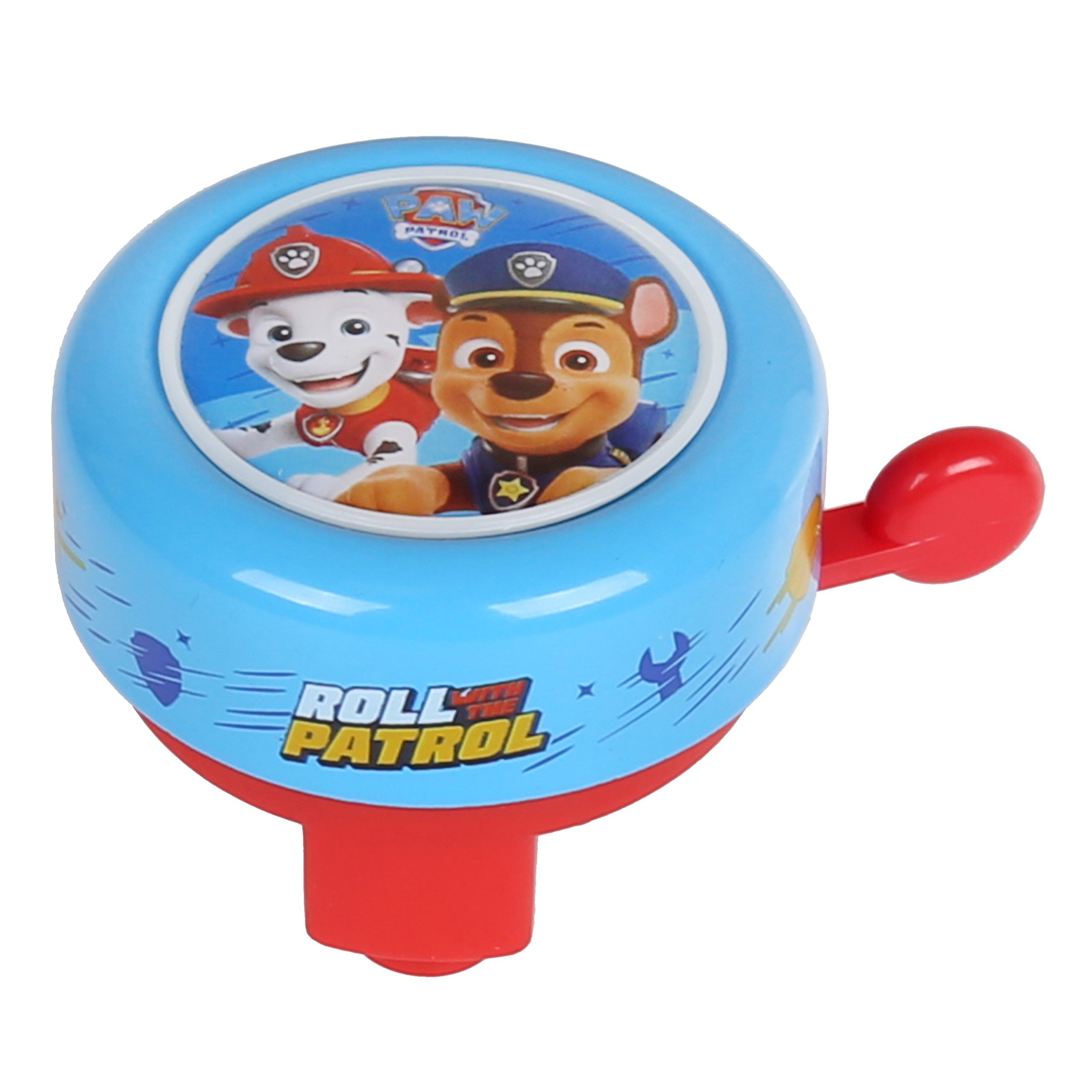 PAW PATROL Fahrradklingel Paw Patrol Chase Marshall Kinderfahrradklingel, Junge