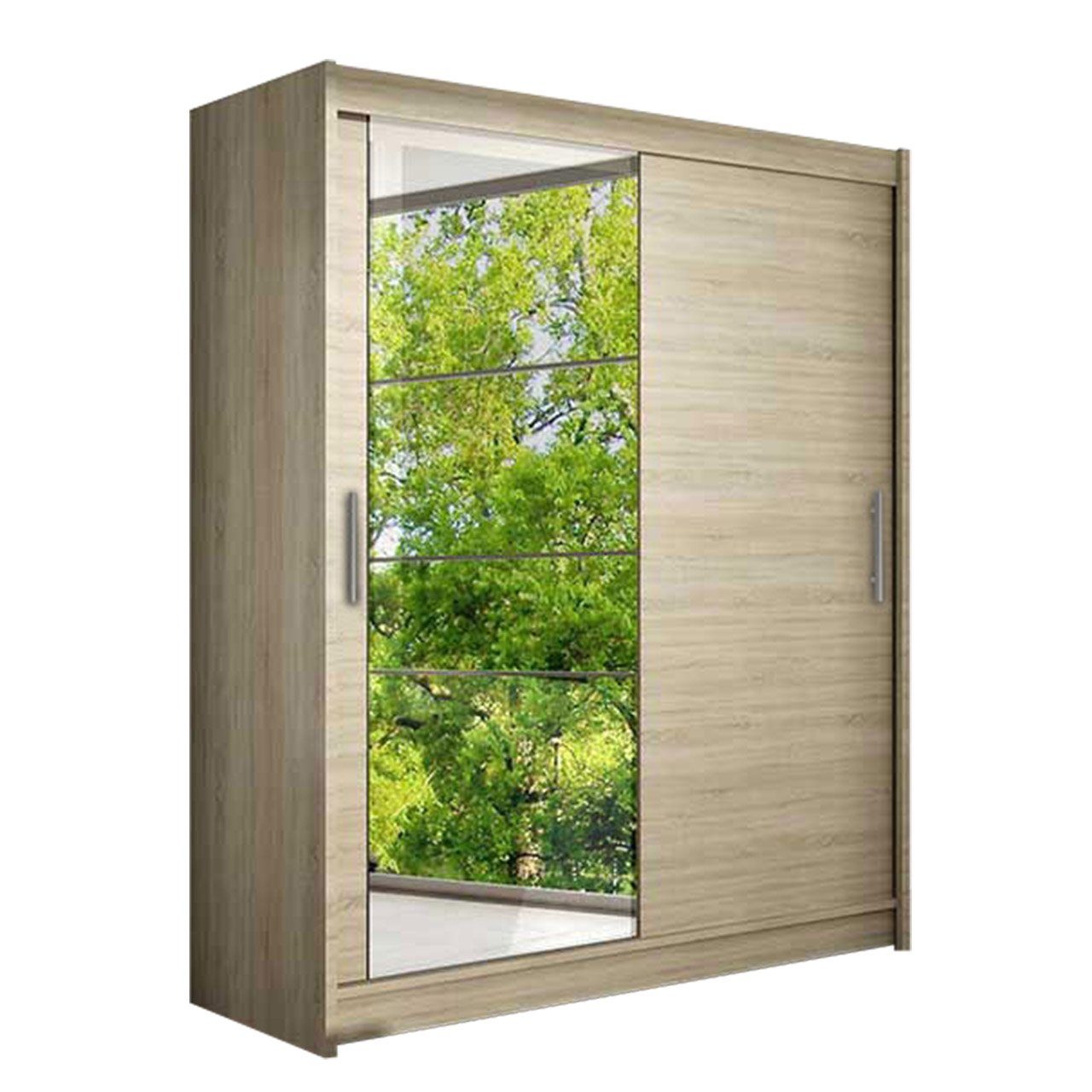 MIRJAN24 Kleiderschrank Westa VI (mit Spiegel, Kleiderstange, Schiebetüren, günstig online kaufen