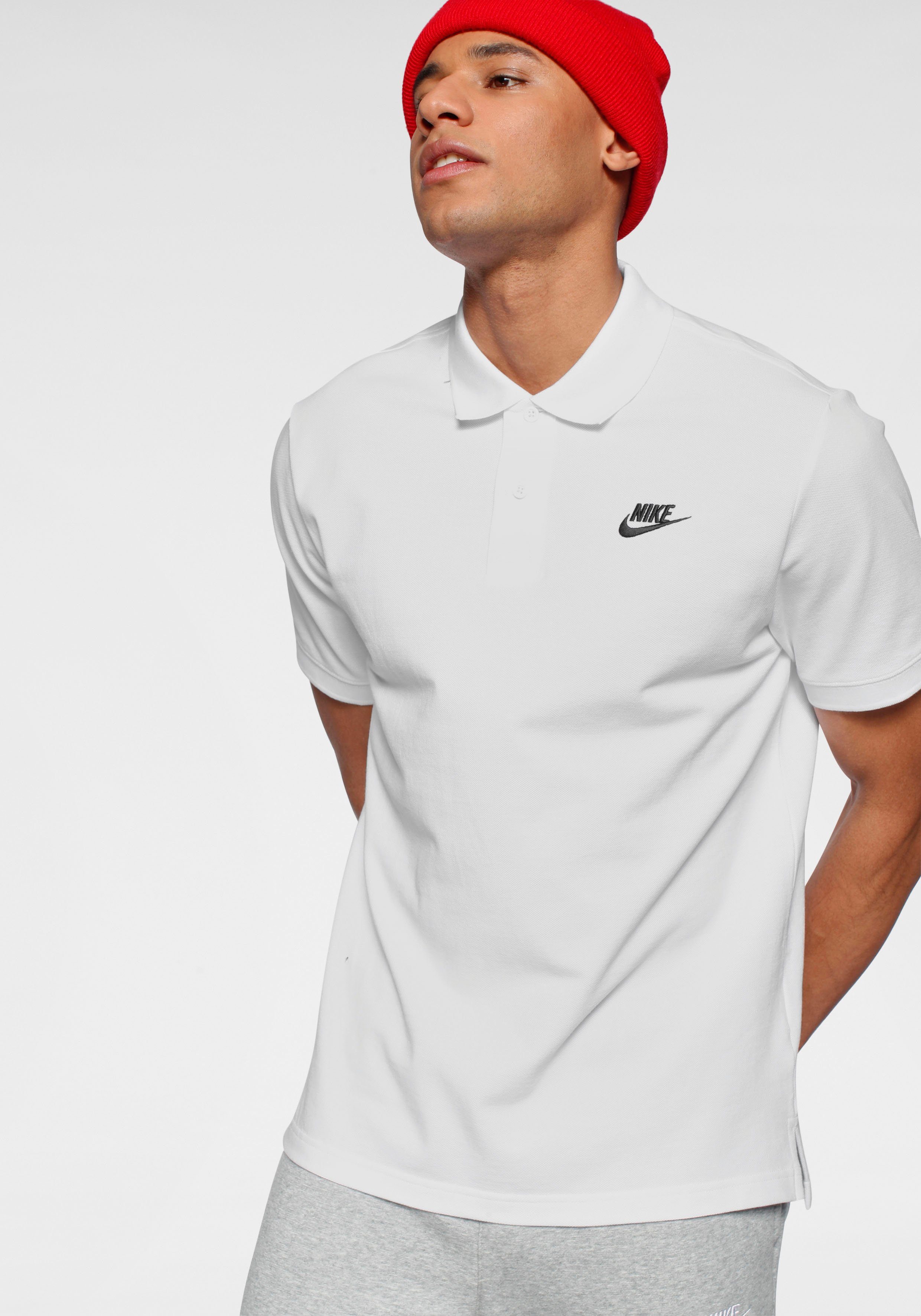 Nike Sportswear Poloshirt Men's Polo weiß