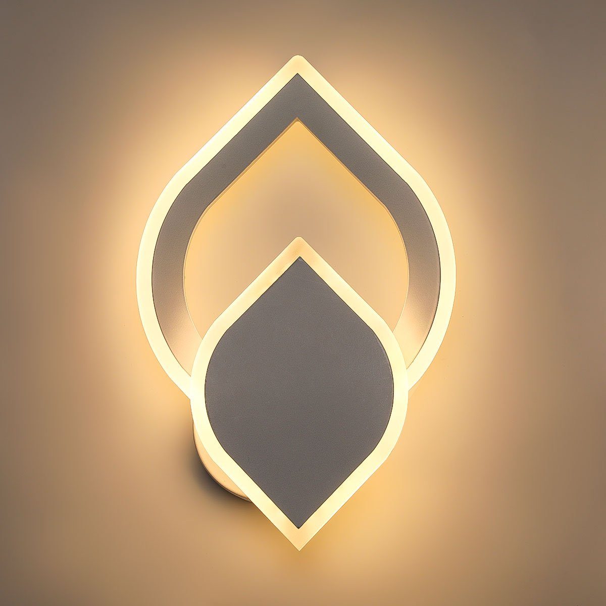 LETGOSPT Wandleuchte 24W LED Wandlampe, Drehbar günstig online kaufen