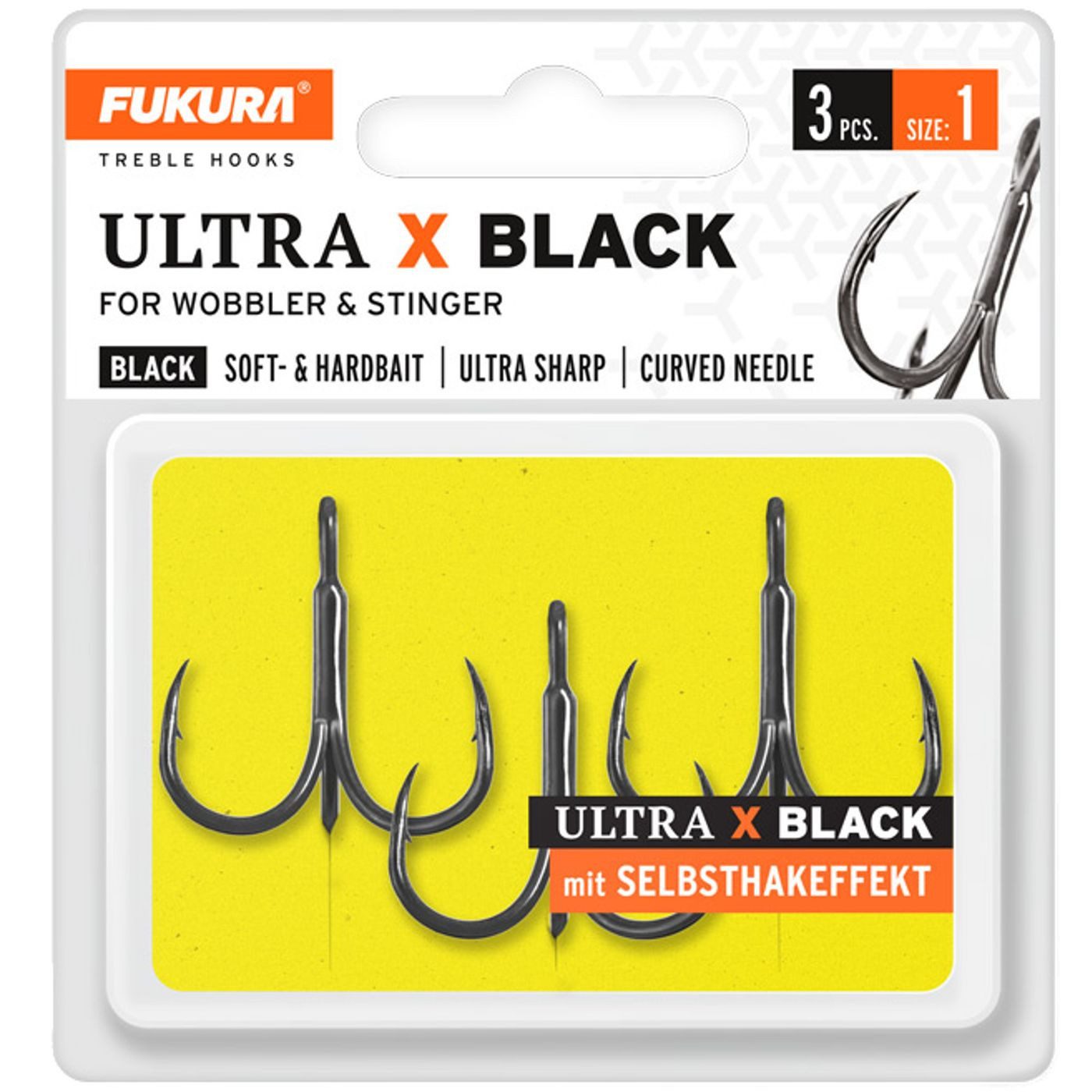 Drillingshaken Fukura Ultra X Black Drillinge - Drillingshaken