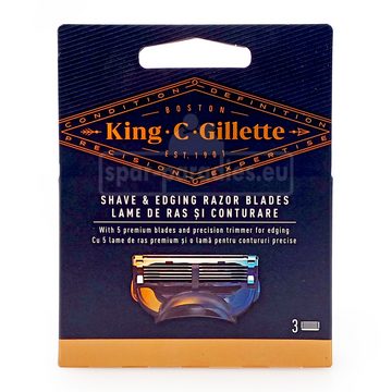 Gillette Rasierklingen Gillette King C. Žiletky Fusion 5, balenie 6 kusov
