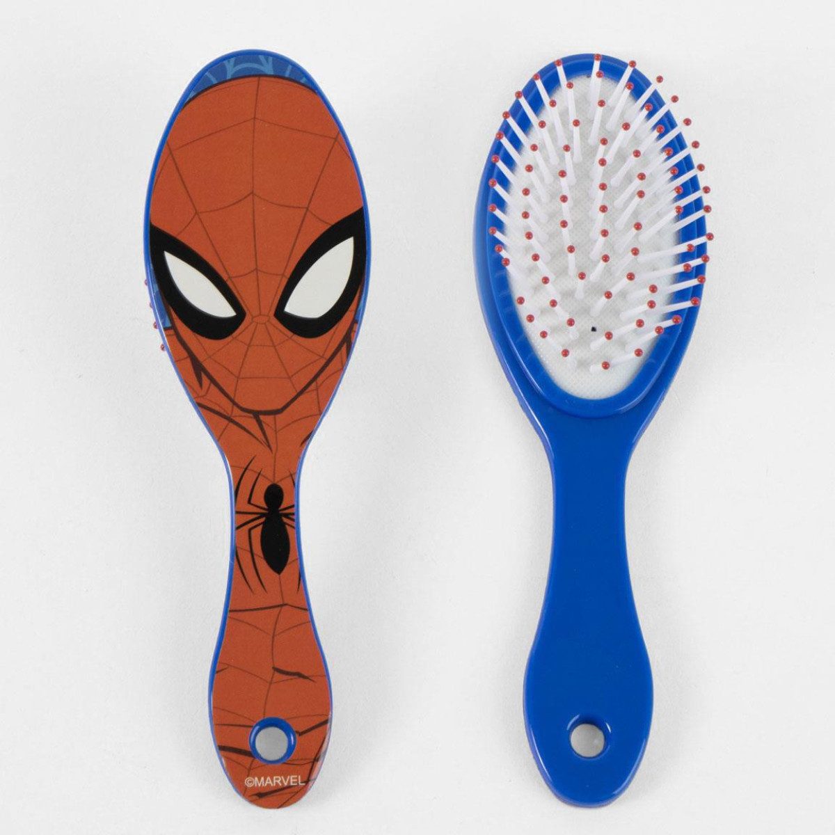 Spiderman Kulturbeutel - Kinder Waschset Haarbürste Handtuch Travel Zubehör (3-tlg)