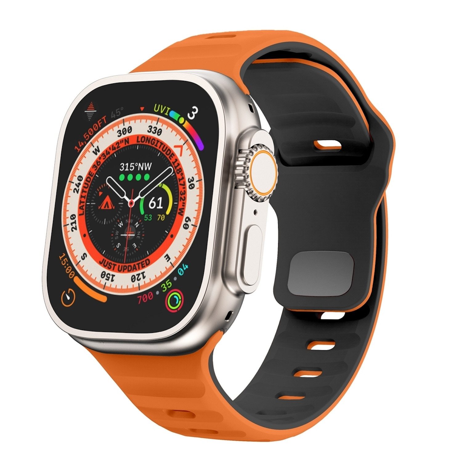 Wigento Smartwatch-Armband Für Apple Watch Ultra günstig online kaufen