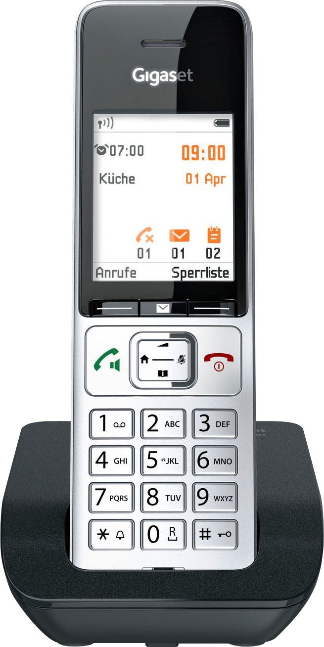 Gigaset COMFORT 500 Schnurloses 1) DECT-Telefon (Mobilteile