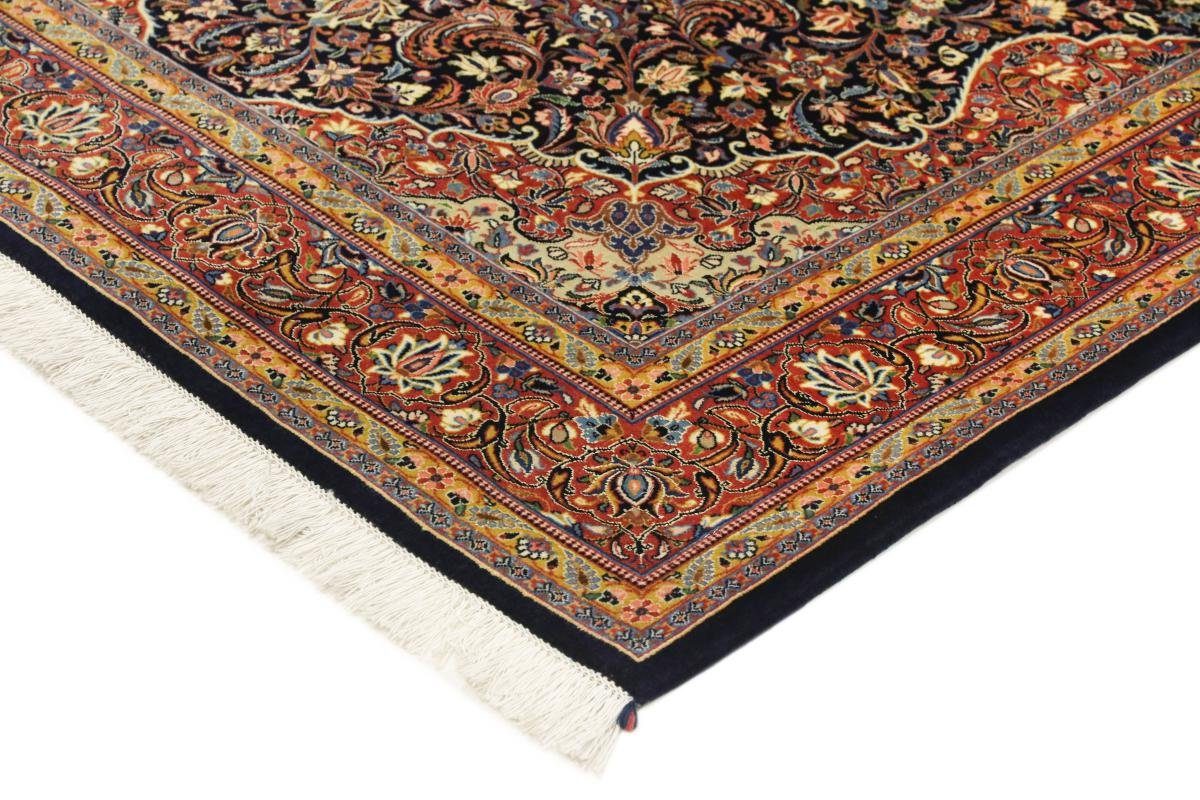 Seidenkette Sherkat Orientteppich Ilam 135x200 Trading, Isfahan mm Handgeknüpfter, Farsh 6 rechteckig, Nain Höhe: