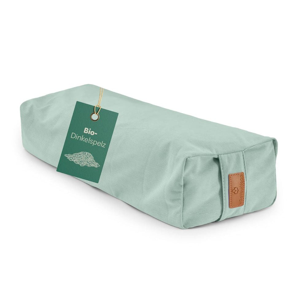 #DoYourYoga Yogakissen Yoga Bolster Paravati, gefüllt mit Bio-Dinkelspelz, Yogakissen 67x22x13cm