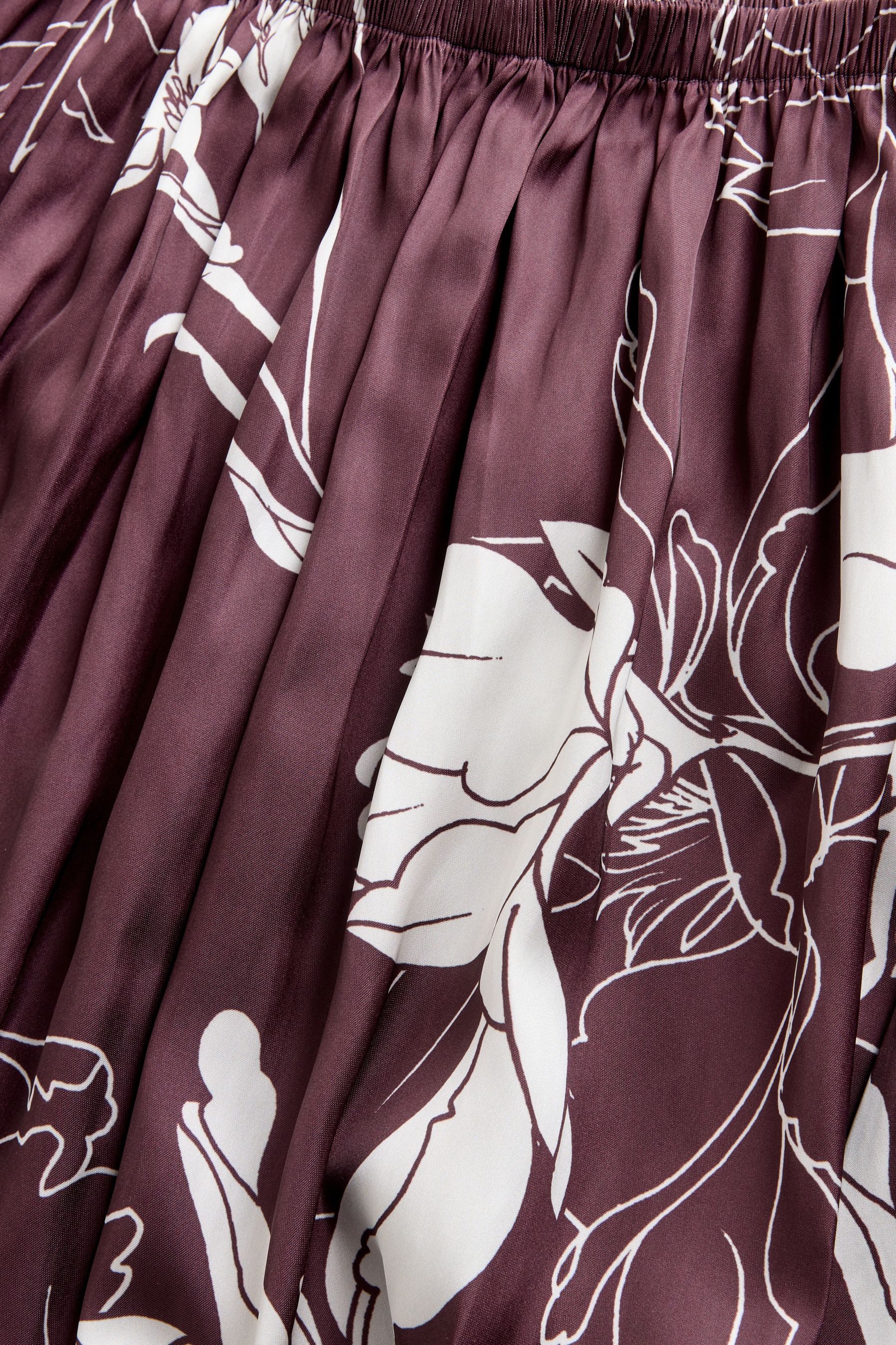 Next Midirock Kew Collection Midirock aus Satin (1-tlg)