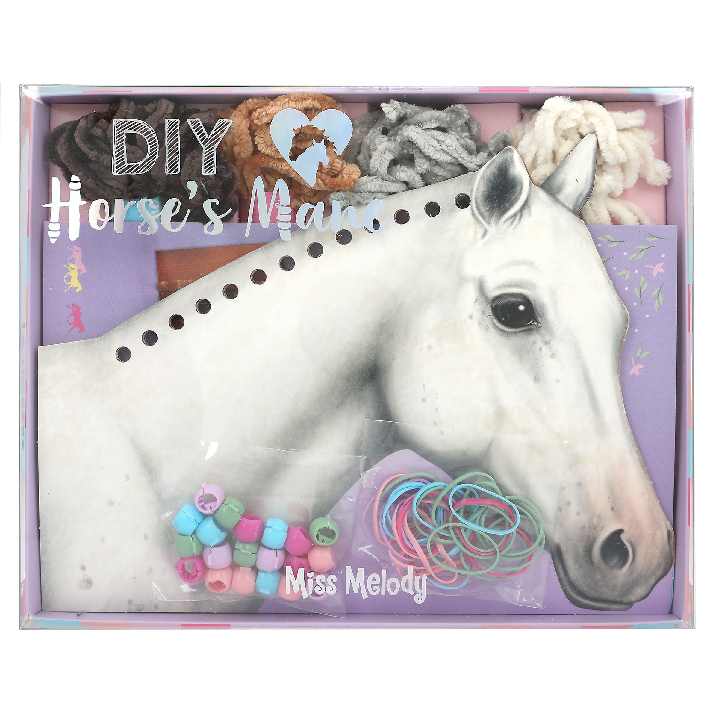 Miss Melody Kreativset DEPESCHE Miss Melody Flecht Set DIY Pferdemähne