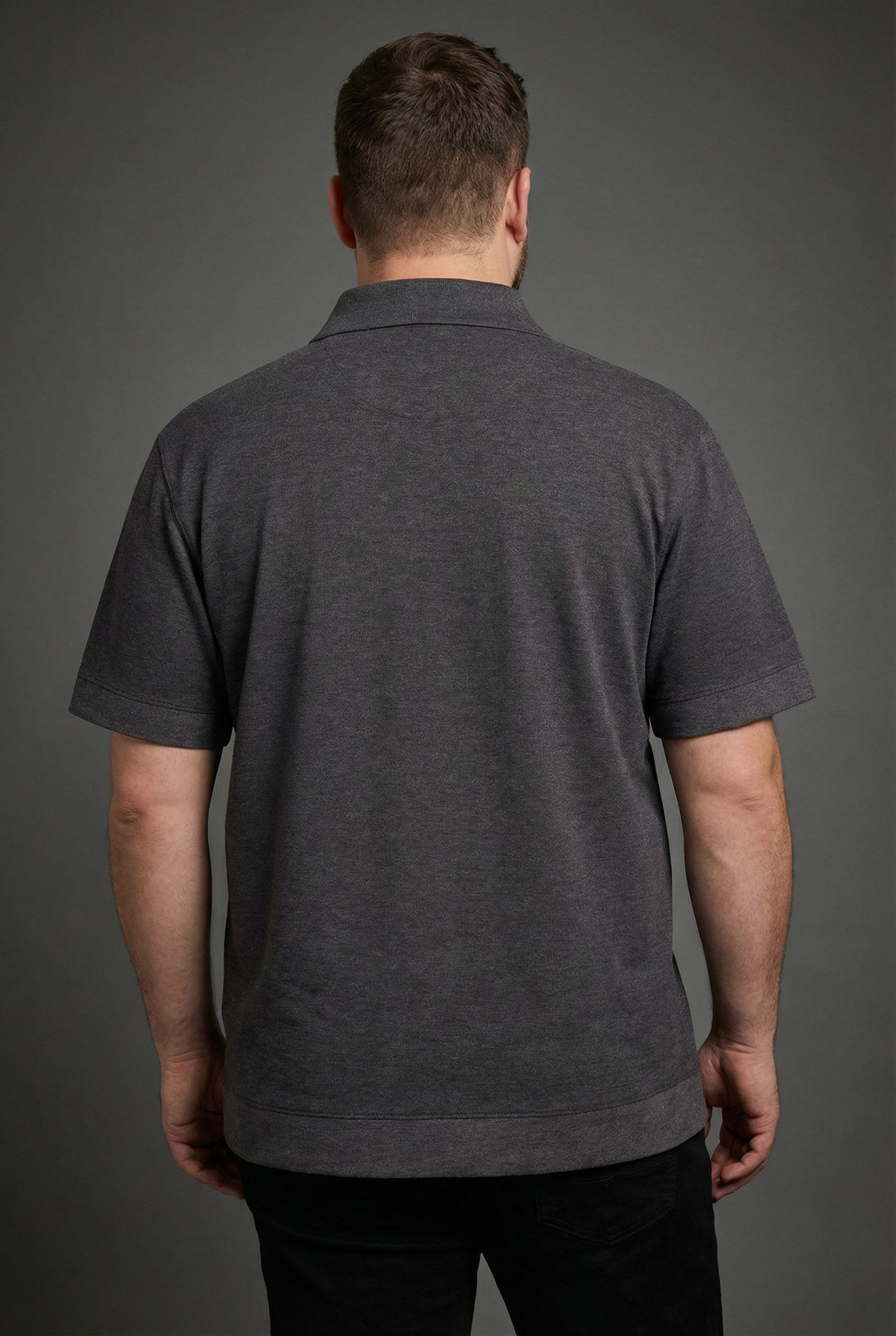 Man's World Plus Poloshirt auch in Grosse Größen bis Gr. 7XL Bauch-Fit Regular Fit Passform, Kurzarm, unifarben, aus Piqué-Material