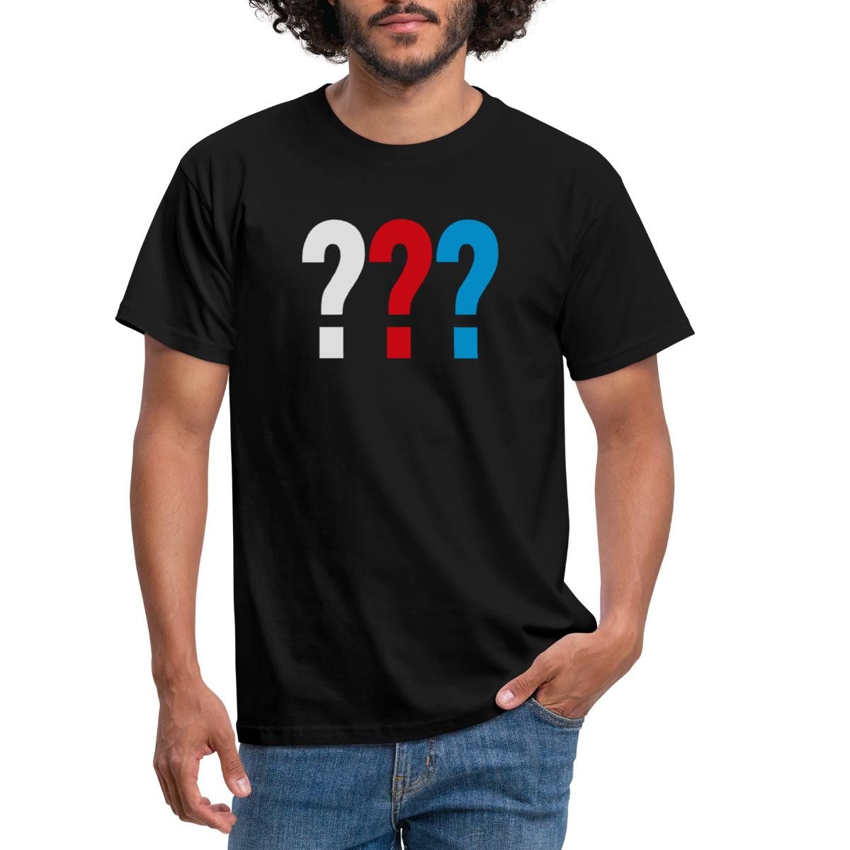 Spreadshirt T-Shirt Die Drei Fragezeichen Logo Männer T-Shirt (1-tlg) günstig online kaufen