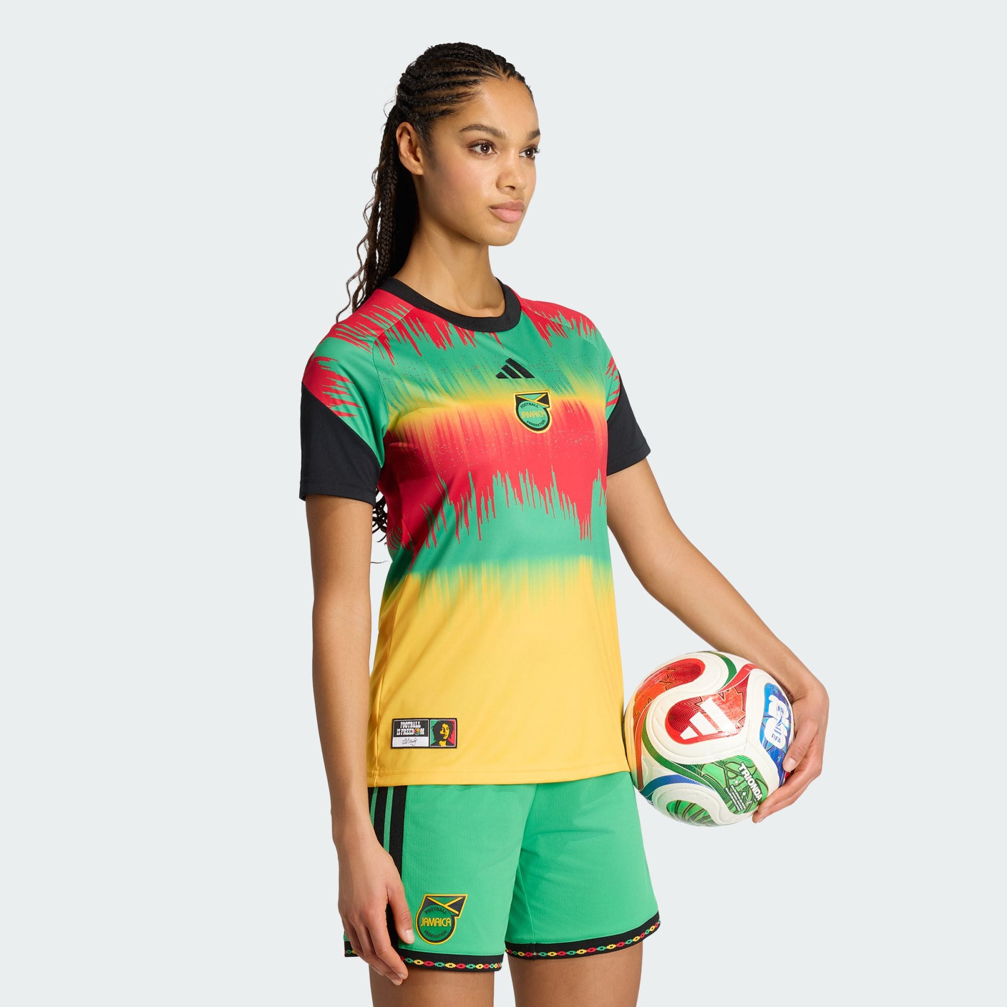 adidas Performance Trainingsshirt JAMAIKA 26 X BOB MARLEY PRE-MATCH HEIMTRIKOT (1-tlg)