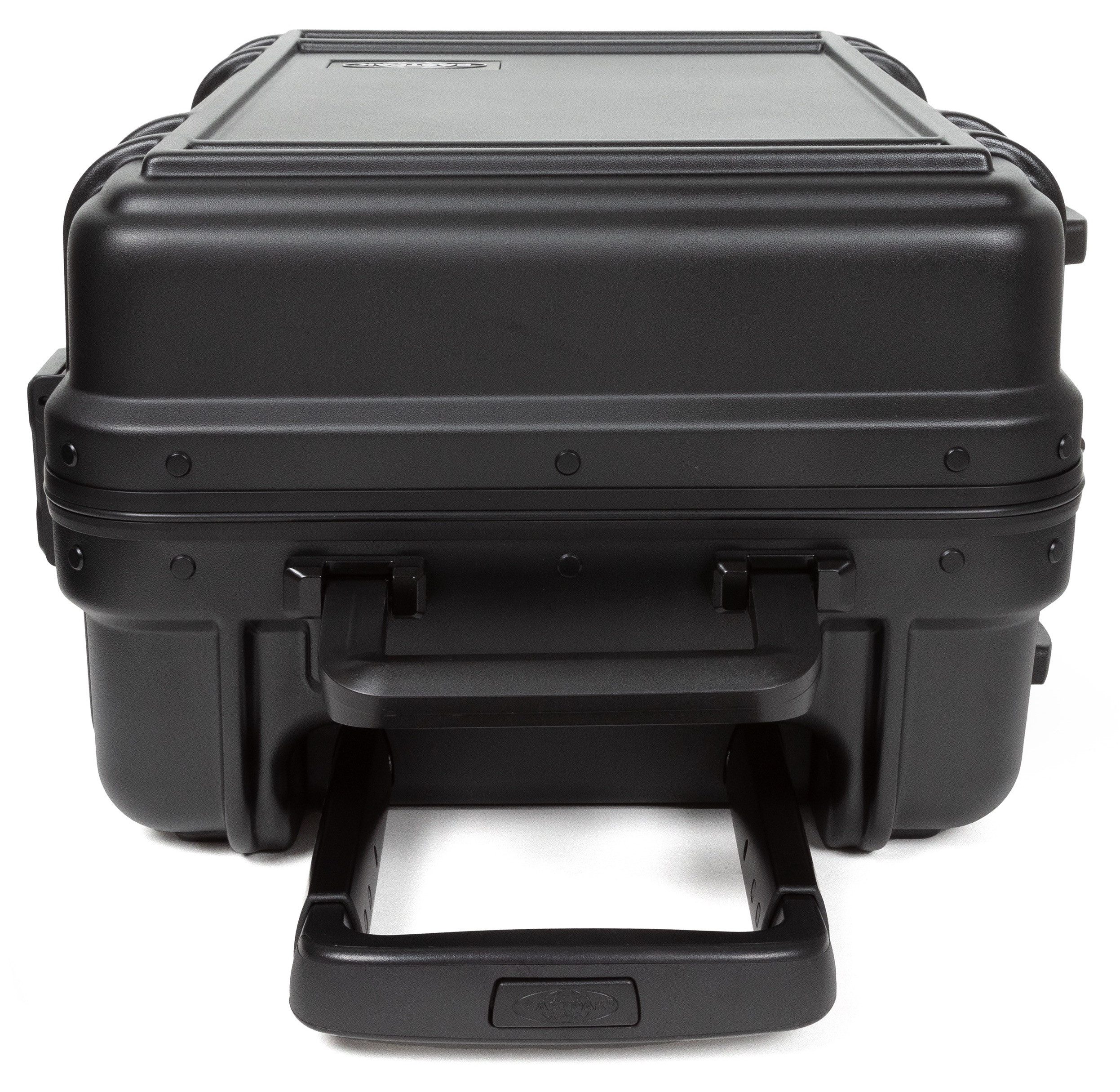 Eastpak Hartschalen-Trolley RESIST'R CASE S BRUSHED METAL mit 30 Jahren Garantie, 4 Rollen, Reisegepäck Handgepäck-Koffer TSA-Zahlenschloss
