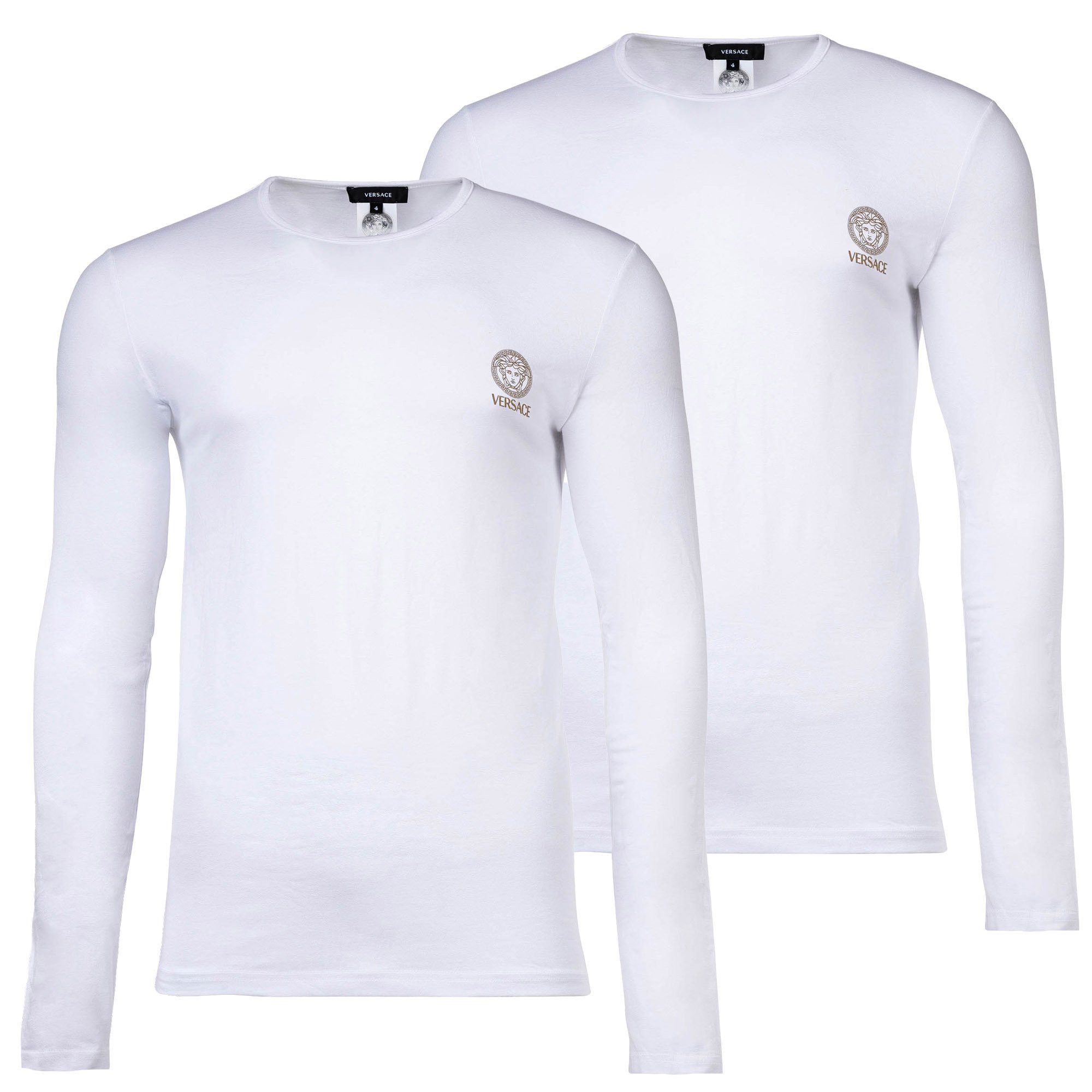 T-Shirt Herren Longsleeve 2er Pack Baumwolle