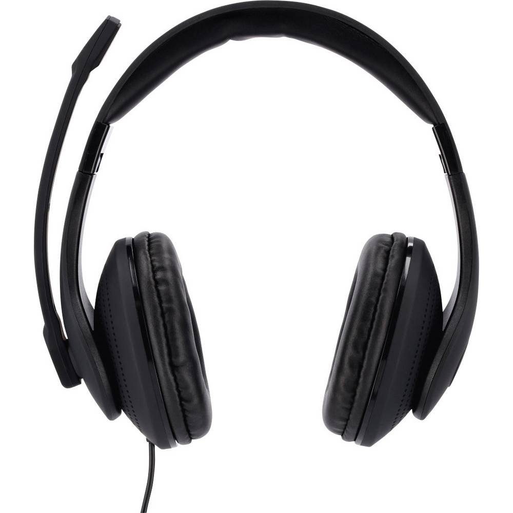 Hama PC-Office-Headset "", Mikrofon-Stummschaltung) Kopfhörer Stereo (Lautstärkeregelung