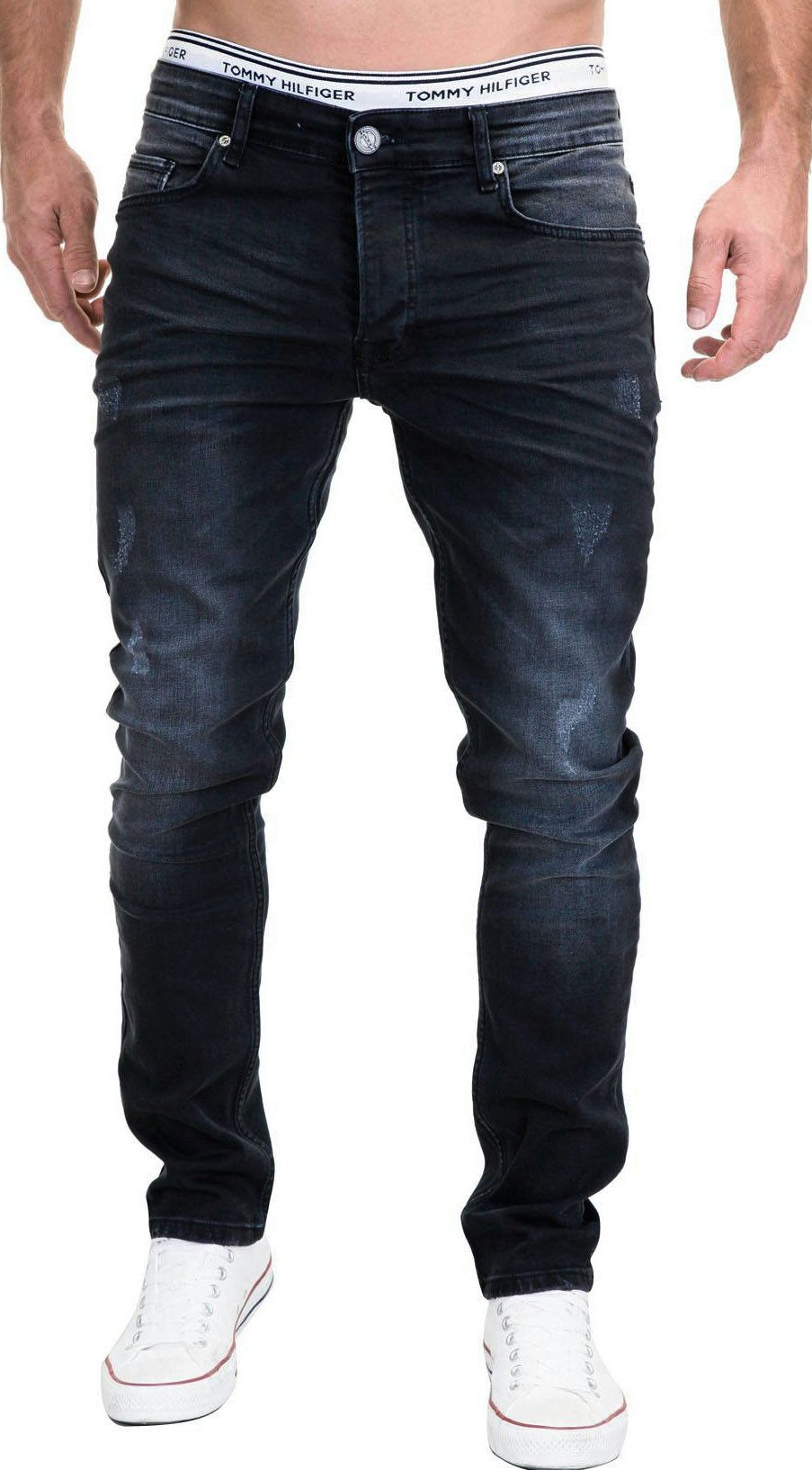 MERISH Slim-fit-Jeans MERISH Jeans Herren Slim Fit Jeanshose Stretch Design günstig online kaufen