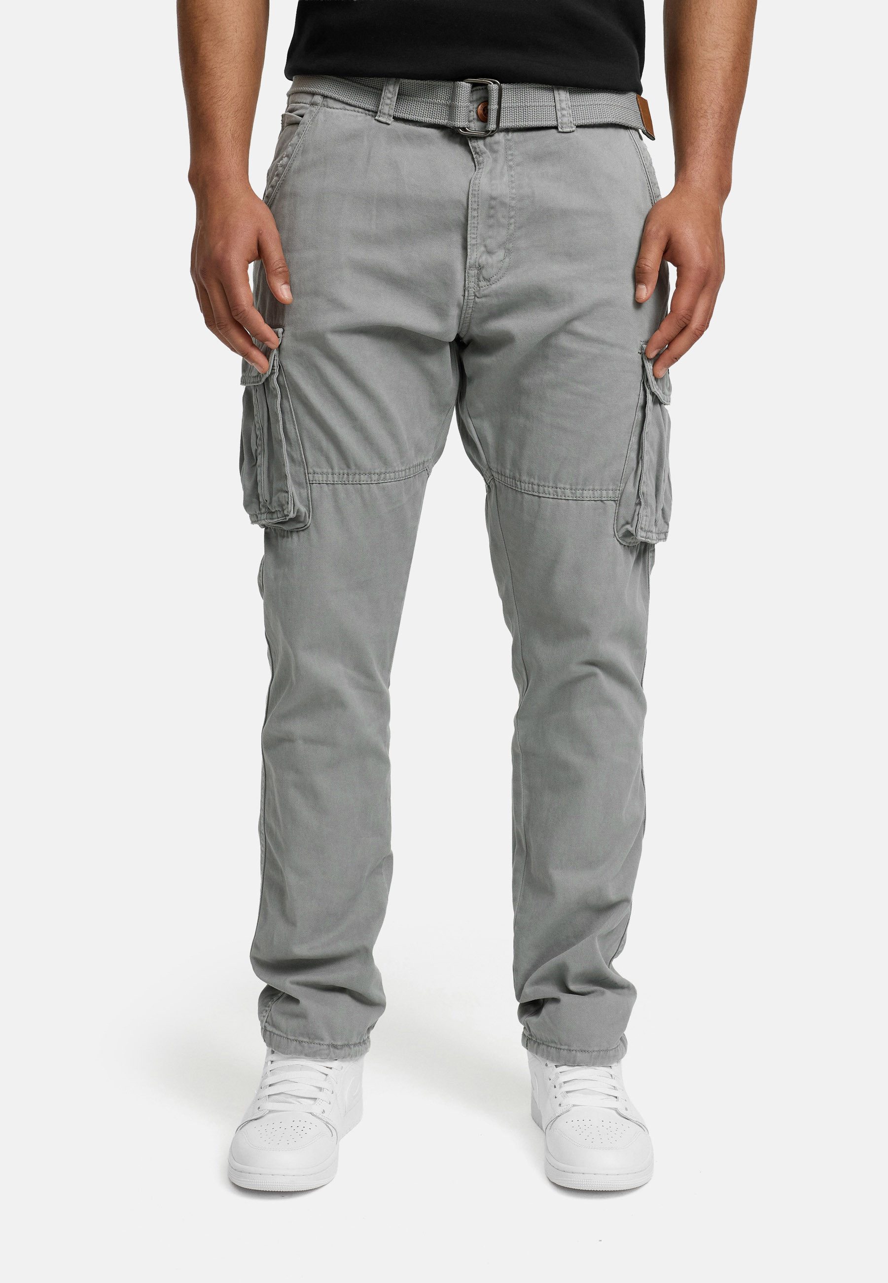 Indicode Cargohose Herren INPascan Freizeithose mit Stretch mit 7 Taschen, günstig online kaufen
