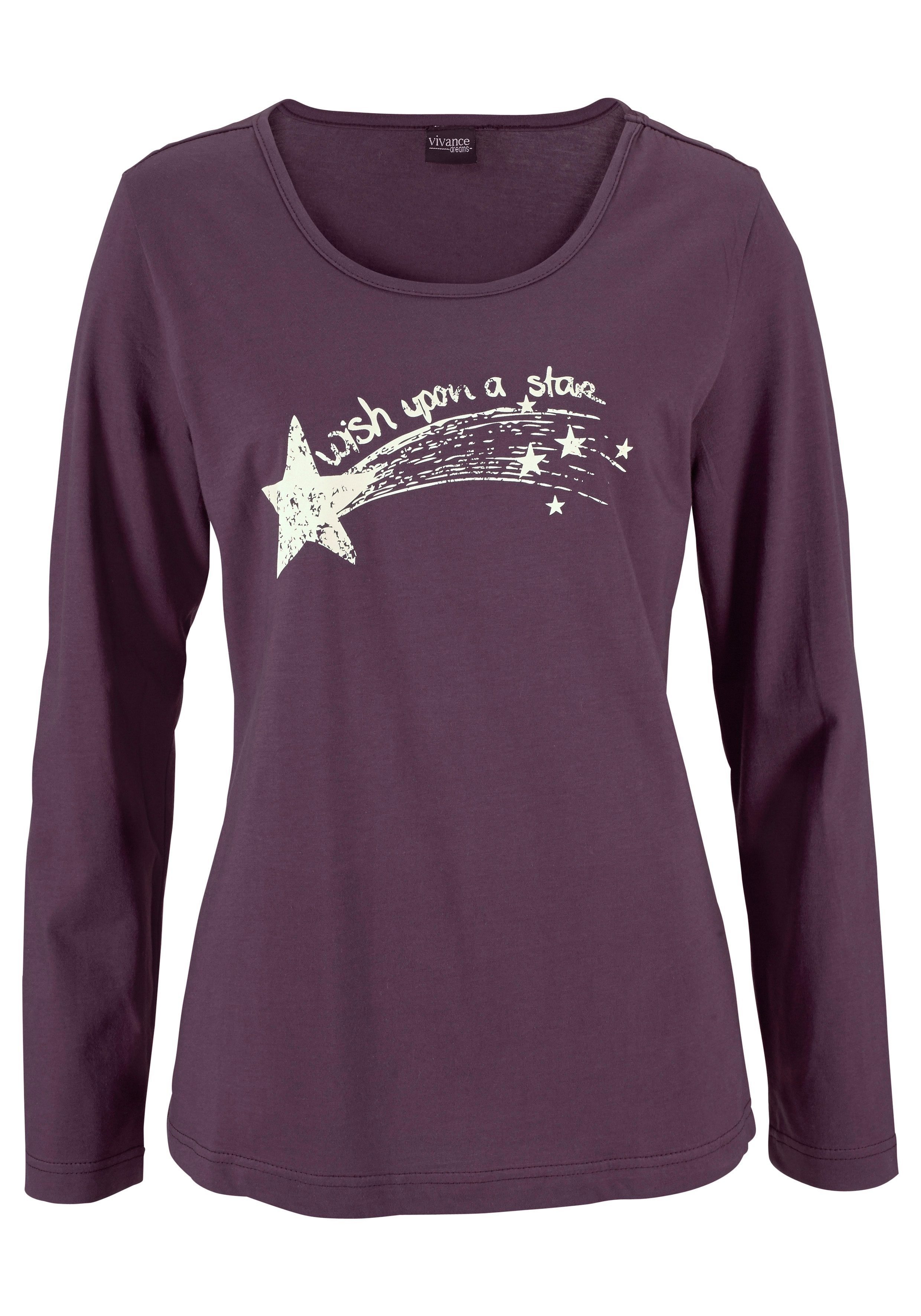 Vivance Dreams Pyjama (4 tlg., 2 Stück) mit Sternenprint. Reduzierter Preis € 39,99. Unverbindliche Preisempfehlung € 44,99, (€ 20,00 pro 1 Stk)