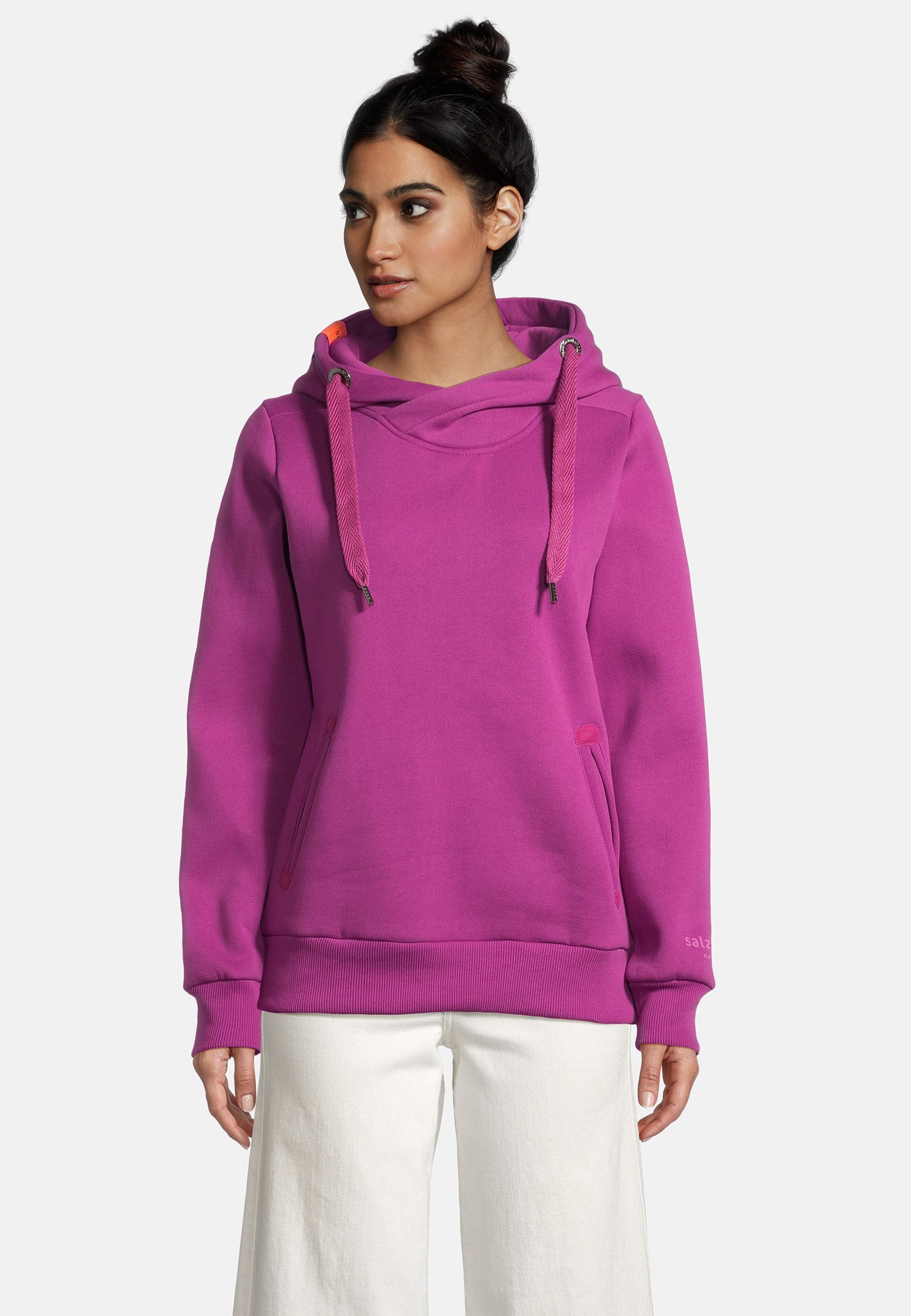 salzhaut Hoodie SÜNN Damen Tailliert bequem günstig online kaufen