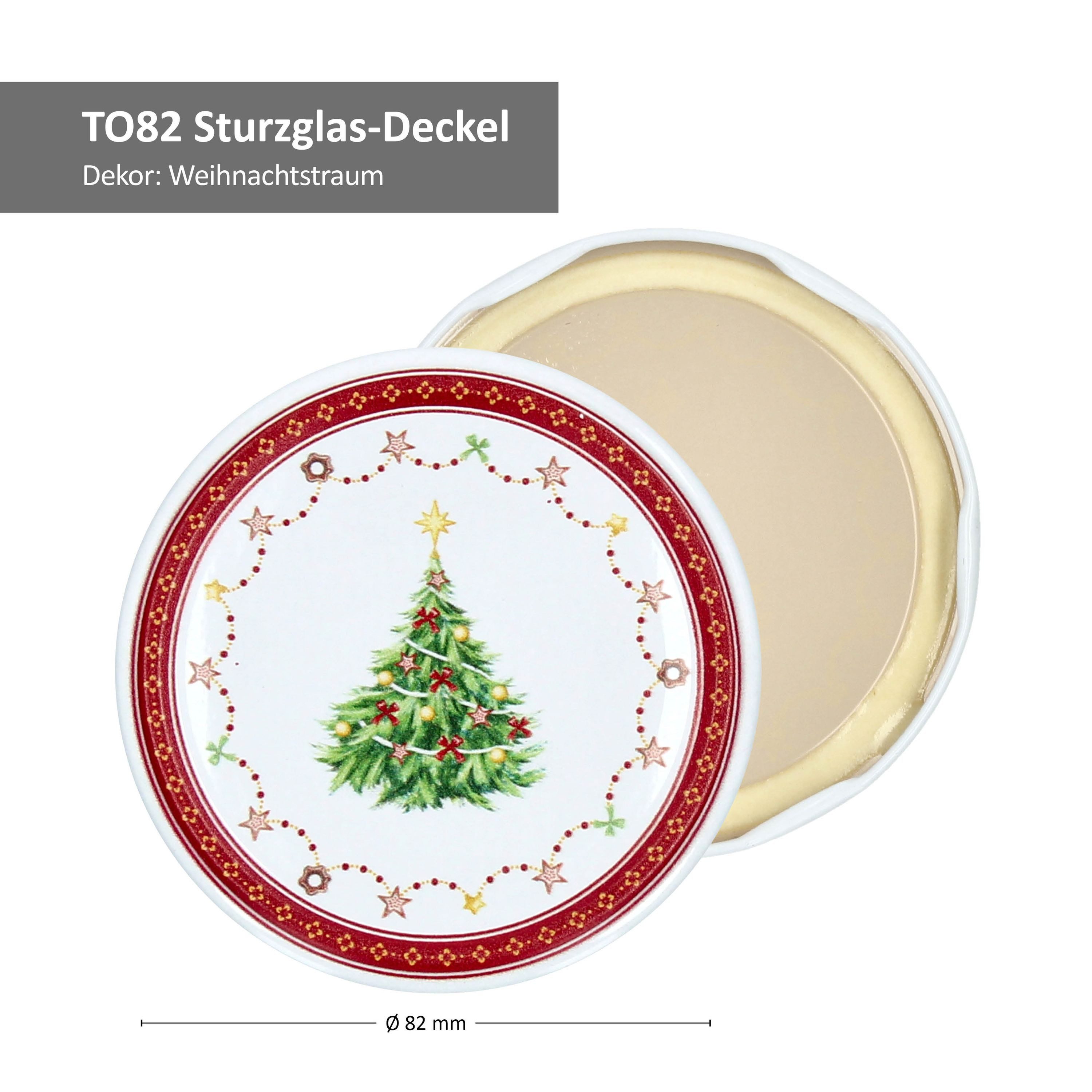 MamboCat Einmachglas 40er Set Sturzglas 230ml Einmachglas + TO-Deckel 82 Weihnachtstraum, Glas – Bild 5 von 5