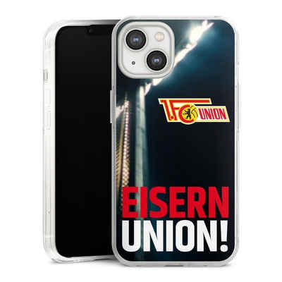 DeinDesign Handyhülle Fanartikel 1. FC Union Berlin Fußball Eisern Union Typo, Apple iPhone 14 Hülle Bumper Case Handy Schutzhülle Smartphone Cover