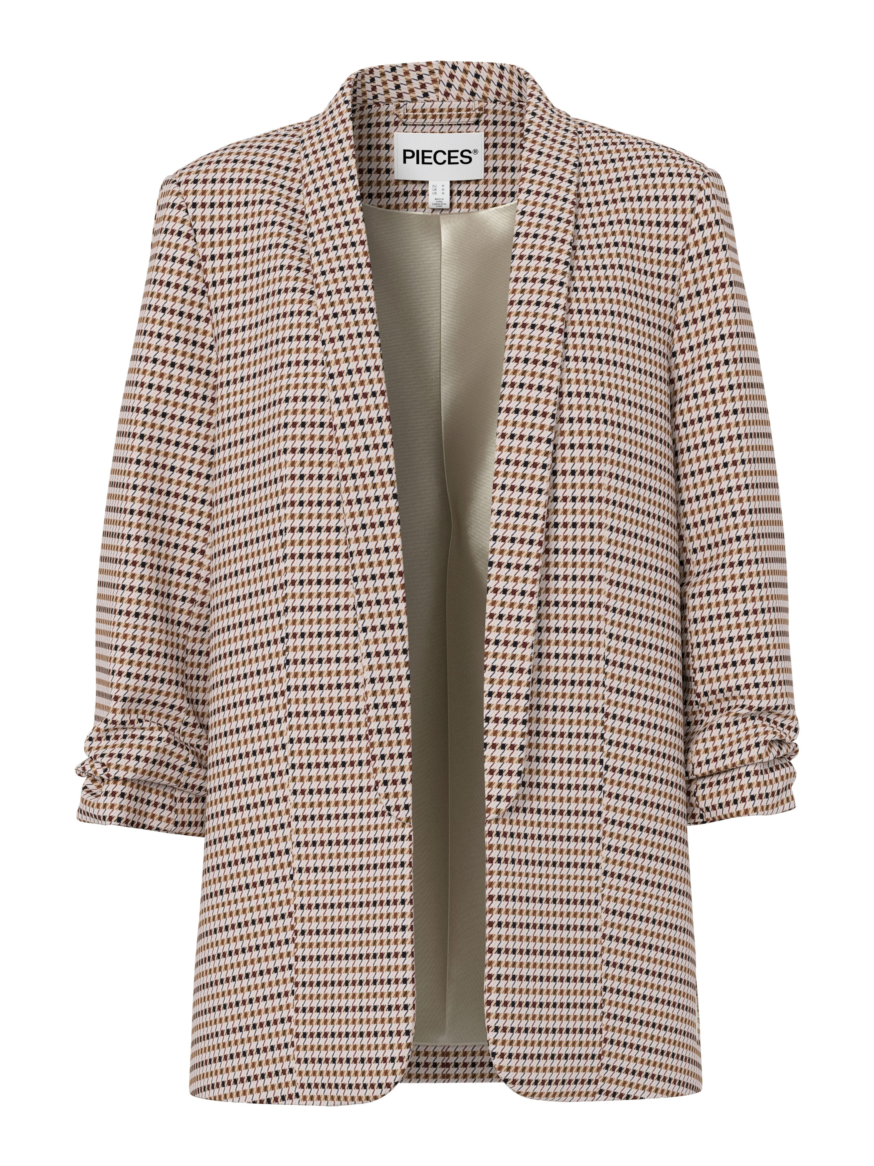 Silver Mink AOP:HOUNDSTOOTH