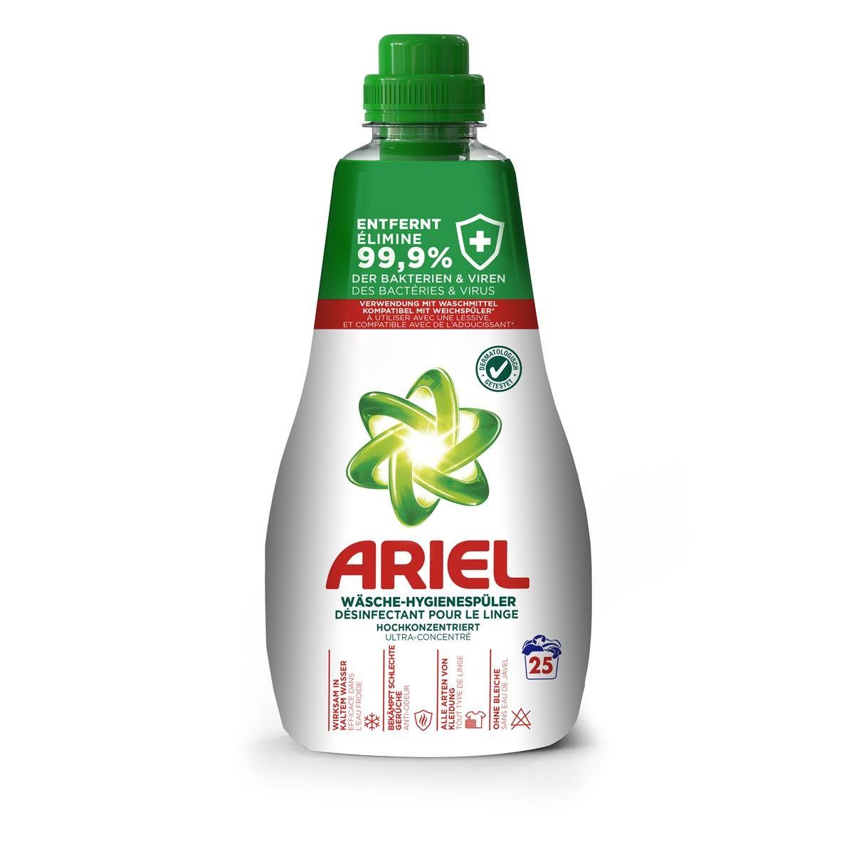 ARIEL Ariel Wäsche-Hygienespüler 1L - Bekämpft schlechte Gerüche (1er Pack) Spezialwaschmittel