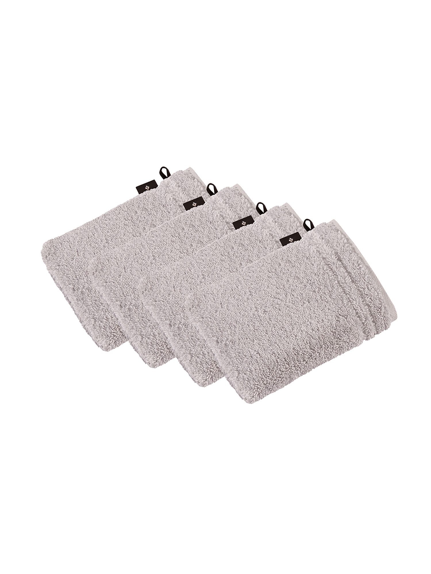 Vossen Waschhandschuh 4er Pack Waschhandschuh 22 x 16 cm Vienna Style Su, Frottier (Spar-Set, 4-St)