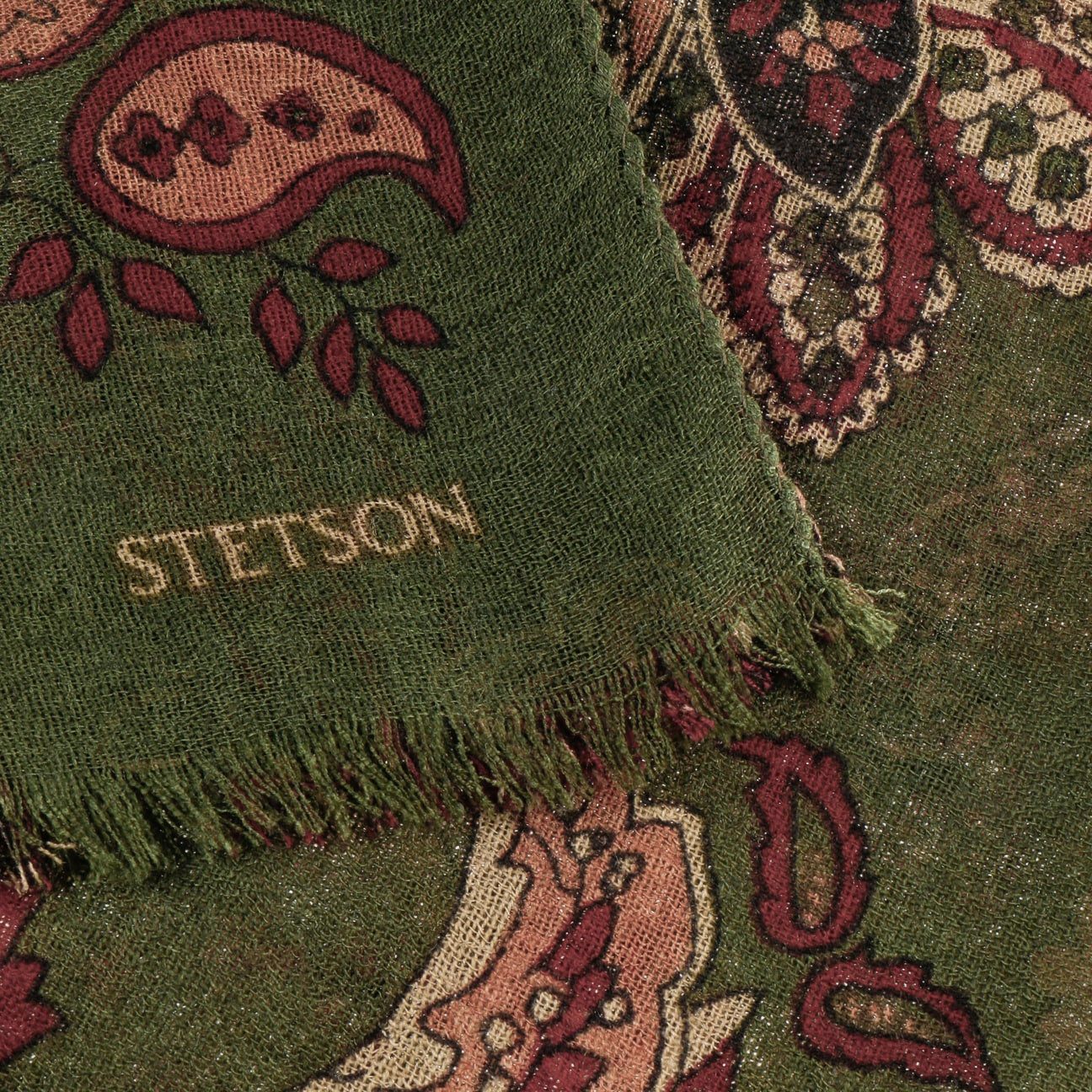 Stetson Schal, (1-St), Wollschal mit Fransen günstig online kaufen