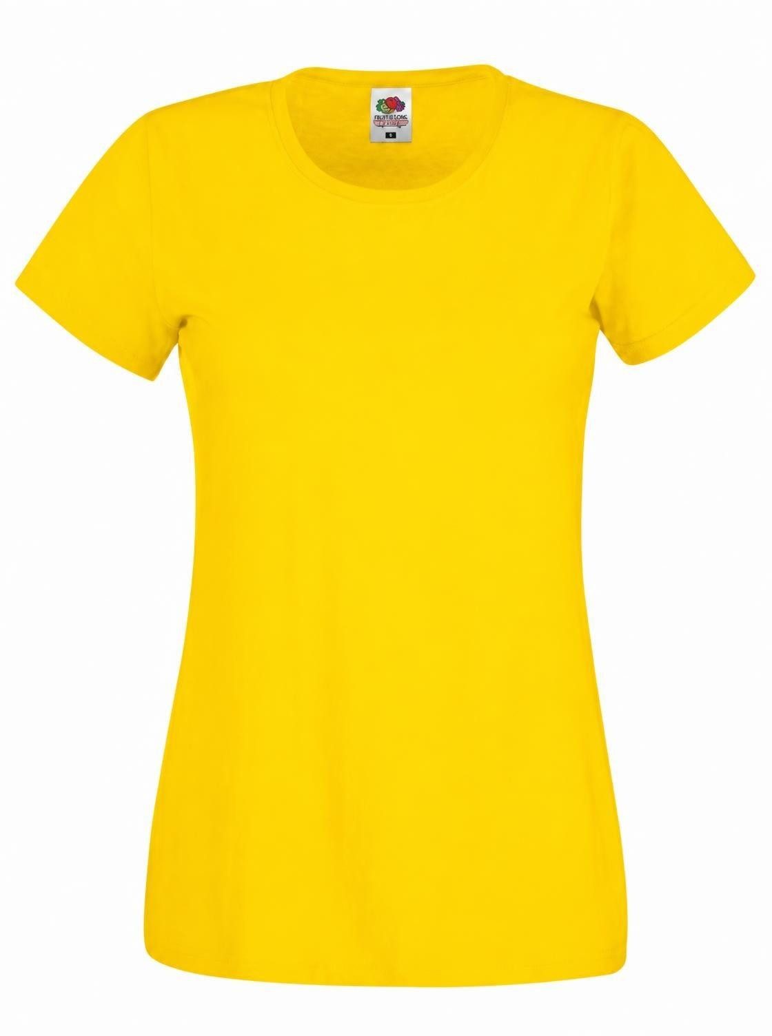 Fruit of the Loom Rundhalsshirt Damen Original T Lady-Fit /