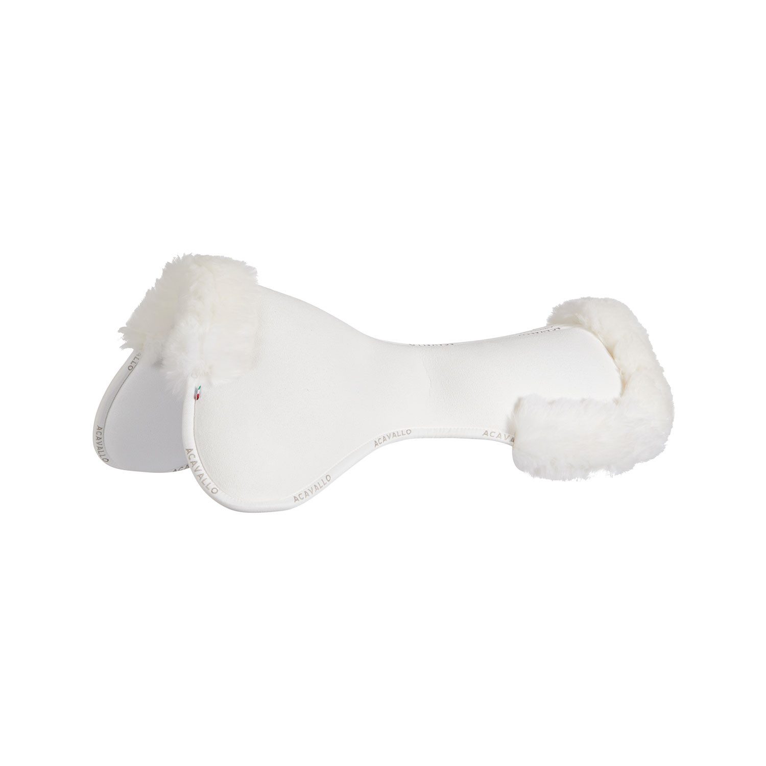 Acavallo Sattelpad Acavallo CC Memory Foam Half Pad mit Lammfell