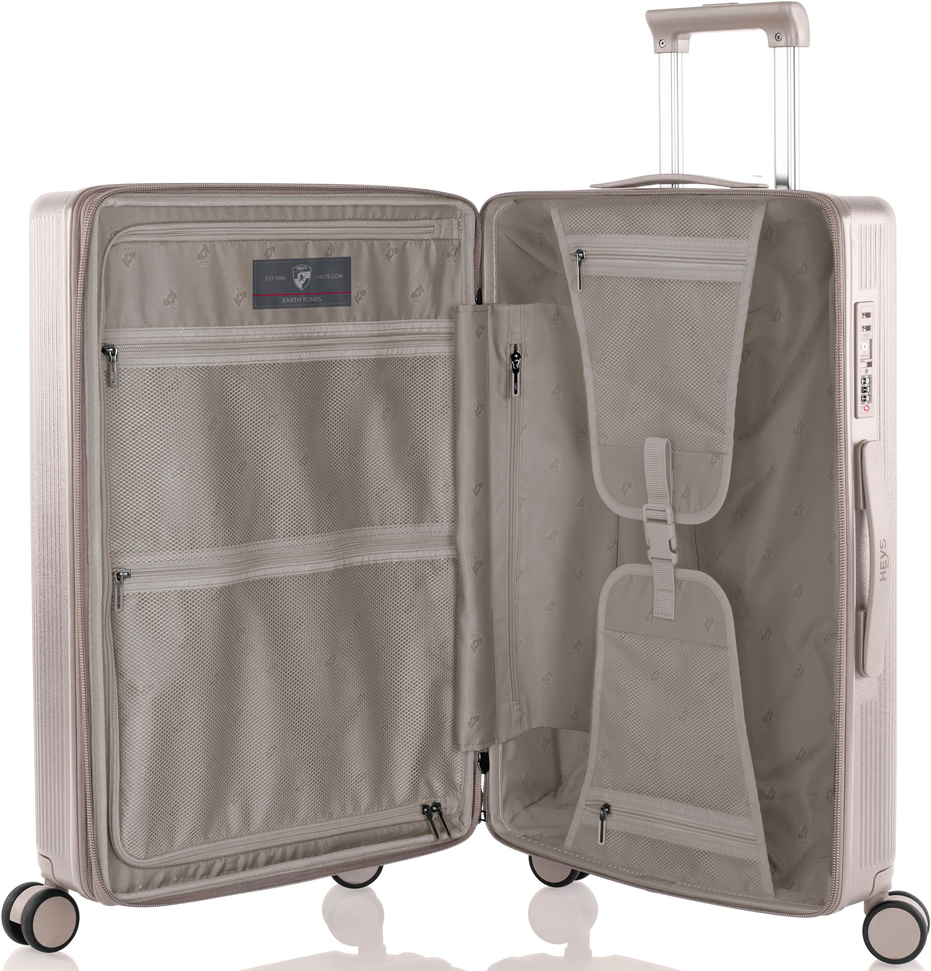 Heys Hartschalen-Trolley cm, atmosphere 66 4 Earthtone, Rollen