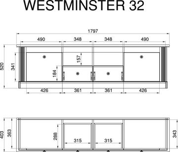 Home affaire Lowboard Westminster