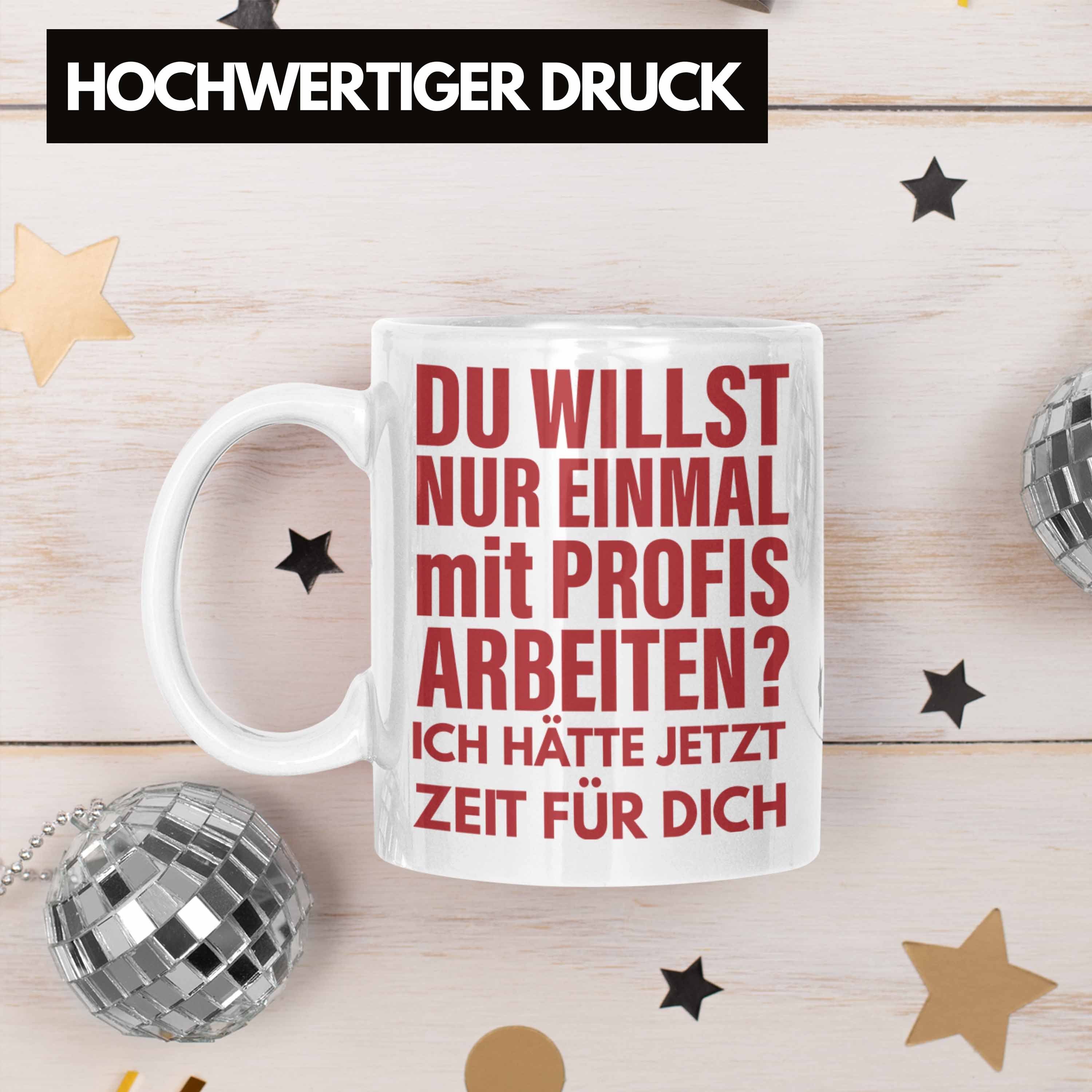 Bürotasse Kollege Weiss Trendation Profis Spruch Einmal Mit Nur Geschenkidee Trendation Kaffeetasse Lustige - Kollegin Tasse