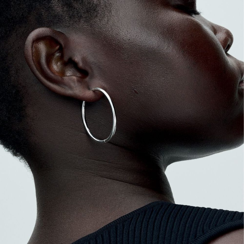 Pandora Paar Creolen 293336C00, Pandora Moments, Pandora, Creolen, Silberfa günstig online kaufen