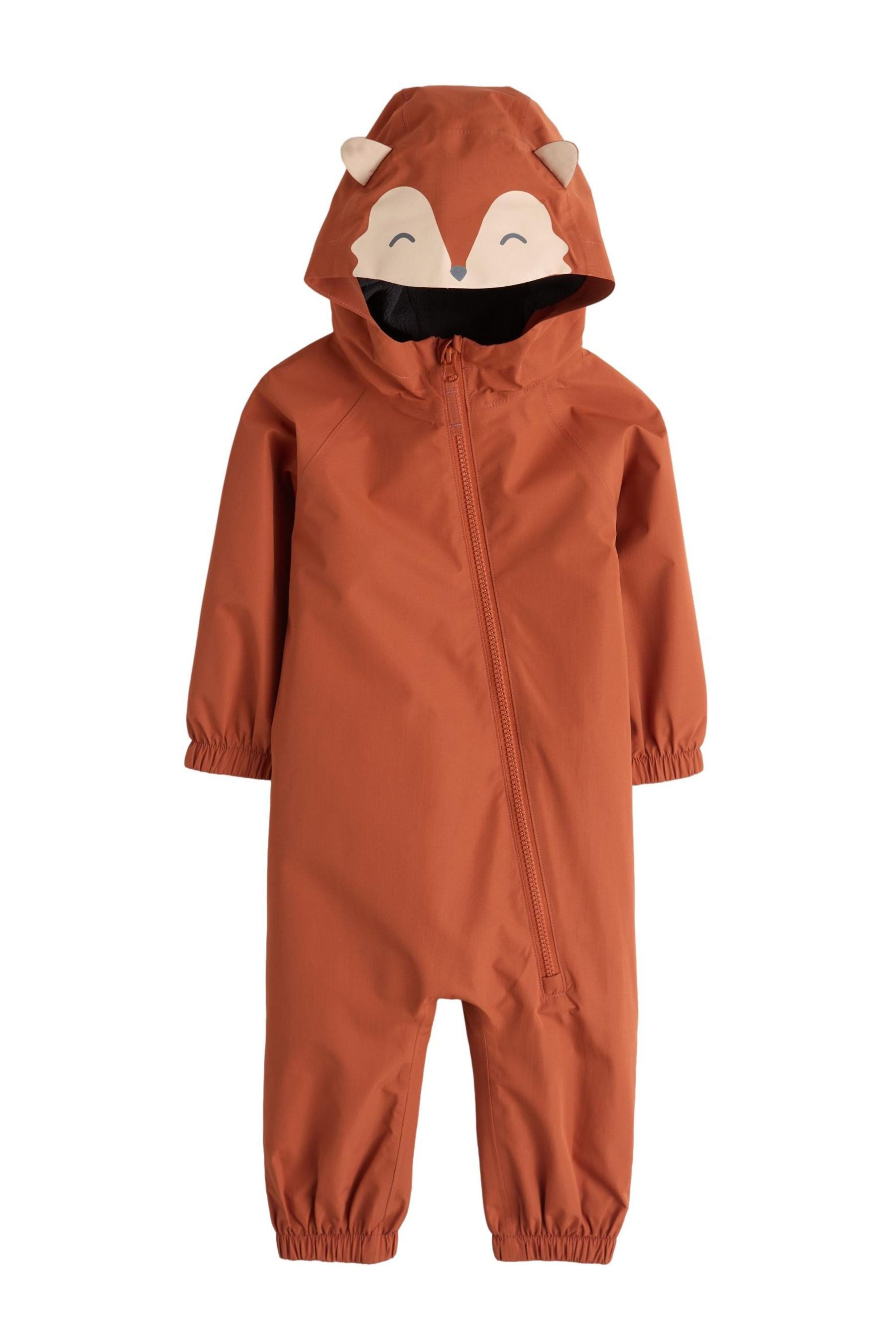 Regenoverall Wasserdichter Matschanzug mit Fleecefutter