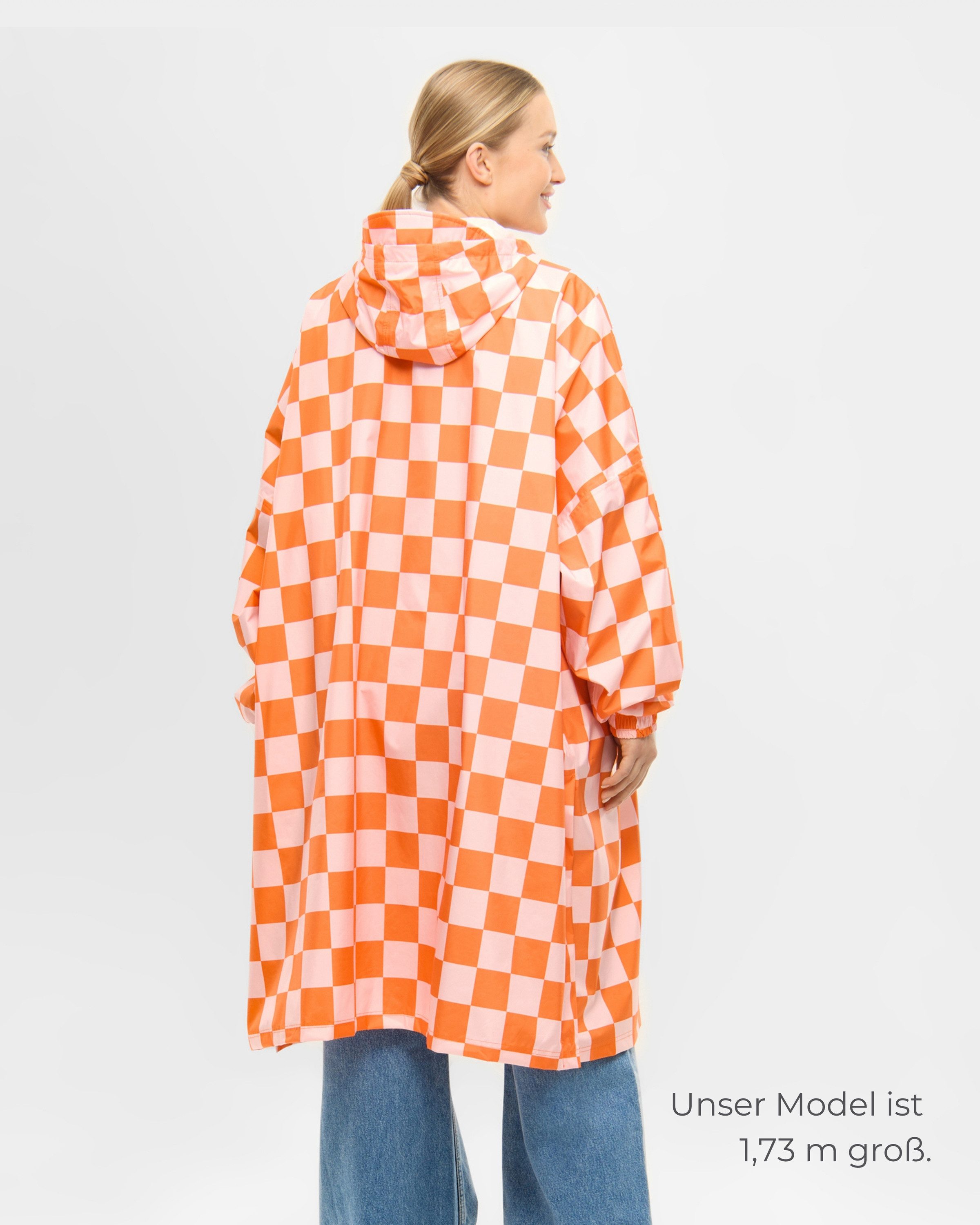 LARKSON Regenponcho Lykke Regenponcho, Wassersäule 10.000 mm (1-St) Wasserdichtes Regencape mit verschweißten Nähten