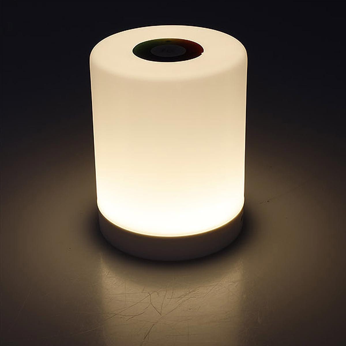 ChiliTec LED Tischleuchte LED Akku-Tischleuchte, RGB / warmweiß per Touch, RGB/mehrfarbig,warmweiß