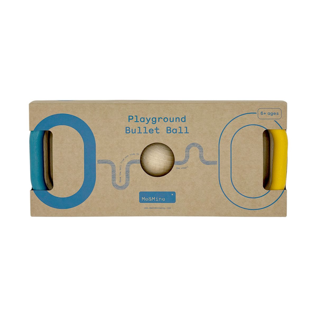 Me&Mine Spiel Me&Mine Playground Bullet Ball, senf/blau