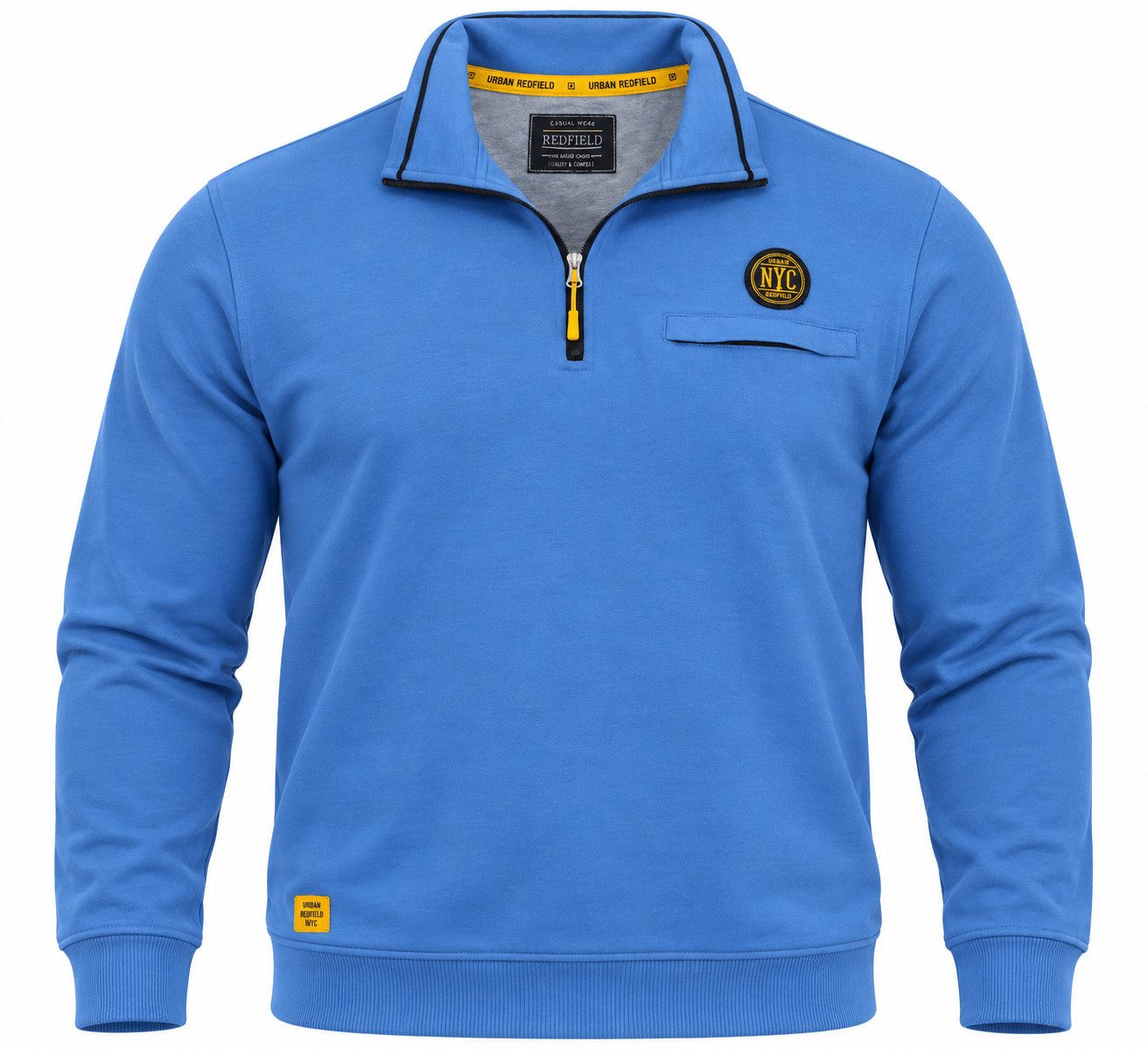 redfield Sweatshirt Übergrößen Sweatshirt Style 1203 Blau