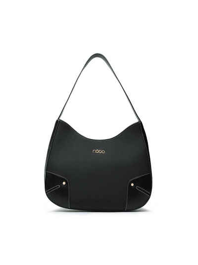 NOBO Handtasche Handtasche NBAG-N2680-C020 Schwarz