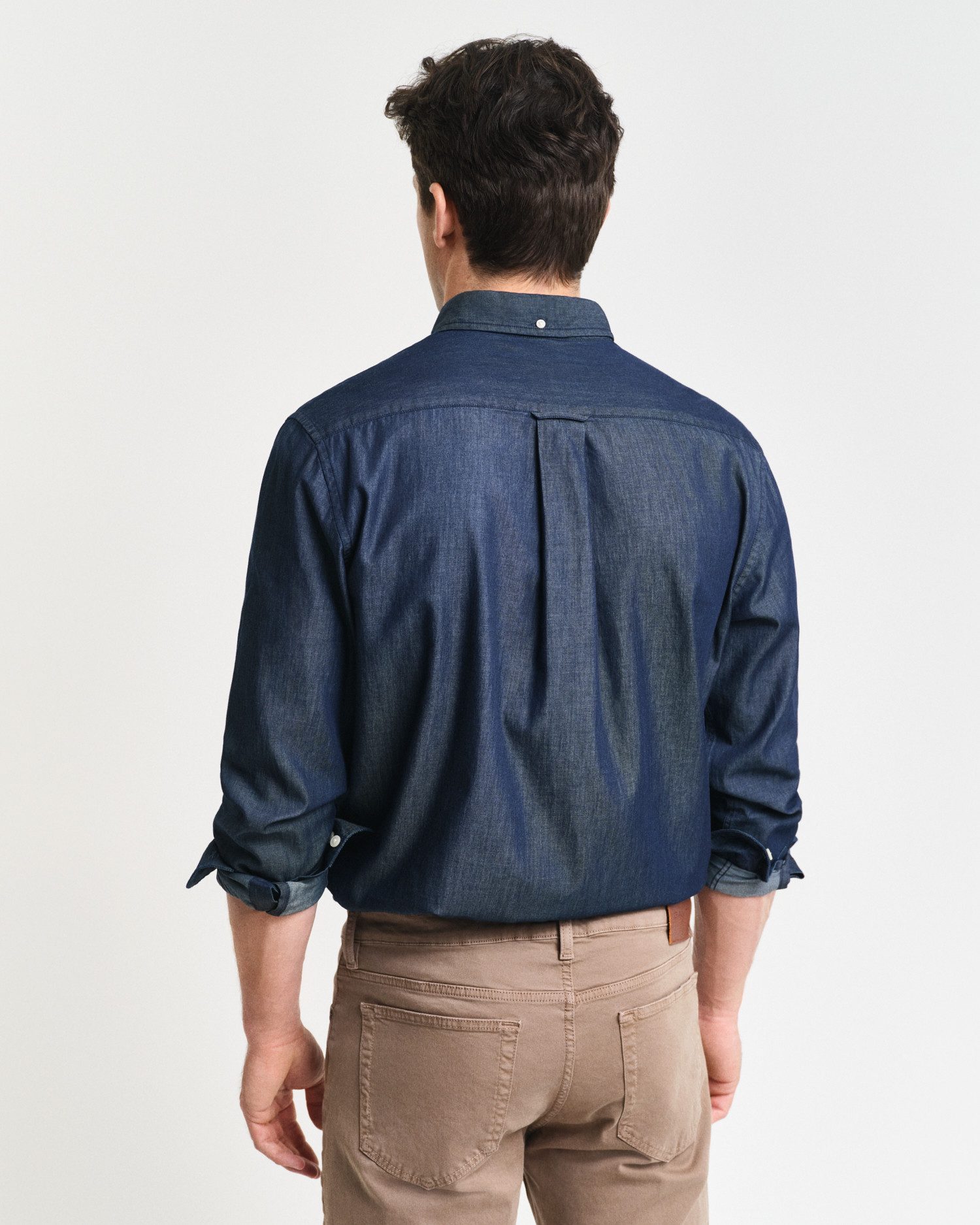 Gant Langarmhemd Regular Fit Denimhemd Jeanshemd pflegeleicht