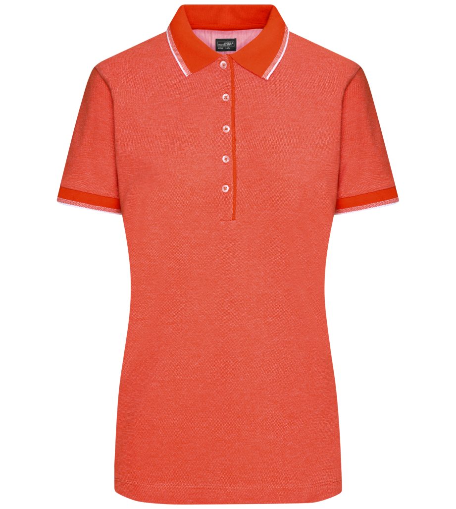 Poloshirt Doppelpack Damen Polo in trendiger bicolor-Optik Ladies' Polo JN703