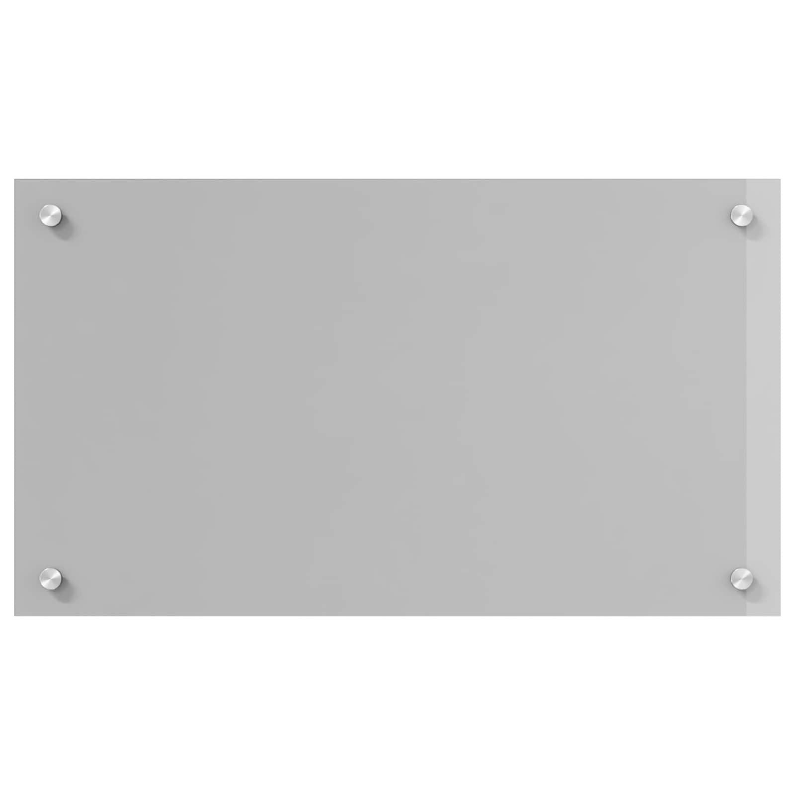 vidaXL Küchenrückwand Küchenrückwand Hellgrau 70 x 40 cm Gehärtetes Glas, (1-tlg)